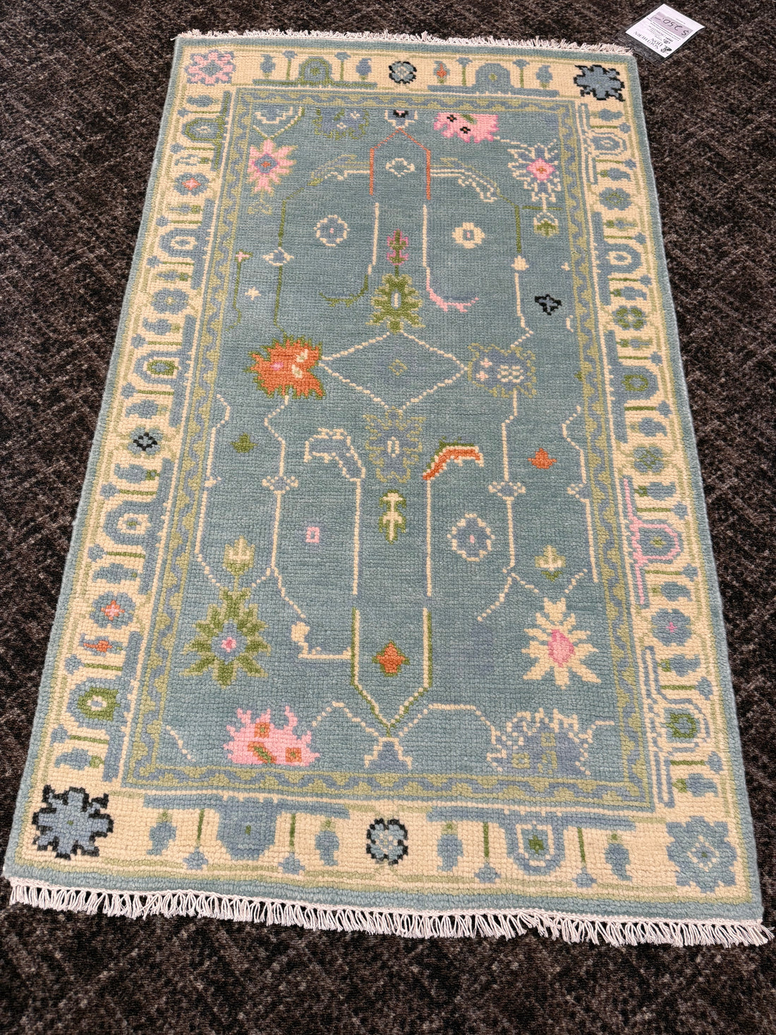 3' x 5' Ft. Contemporary Turkish Oushak Bohemian Hand Knotted Wool Area Rug – BR2566