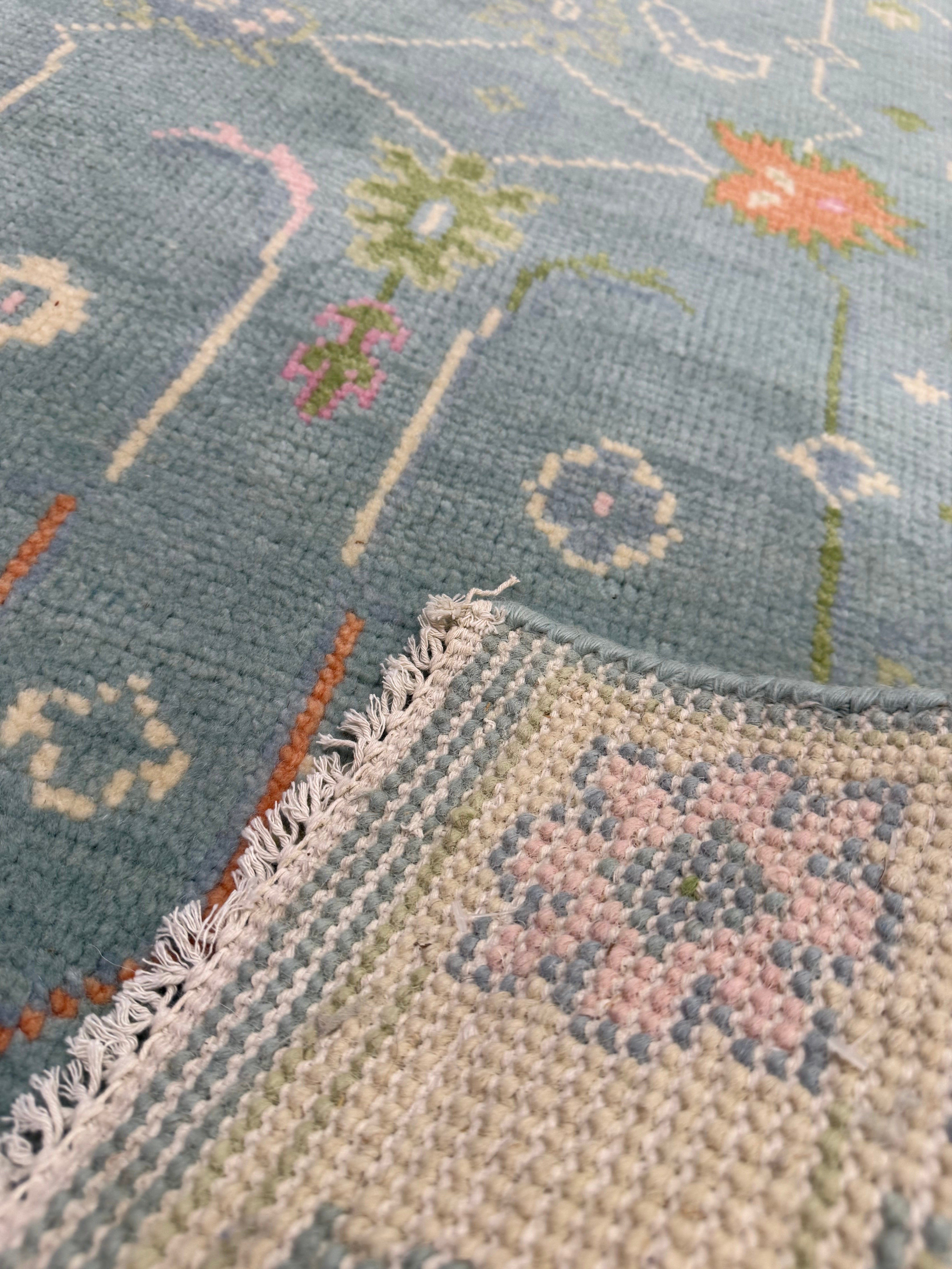 3' x 5' Ft. Contemporary Turkish Oushak Bohemian Hand Knotted Wool Area Rug – BR2566