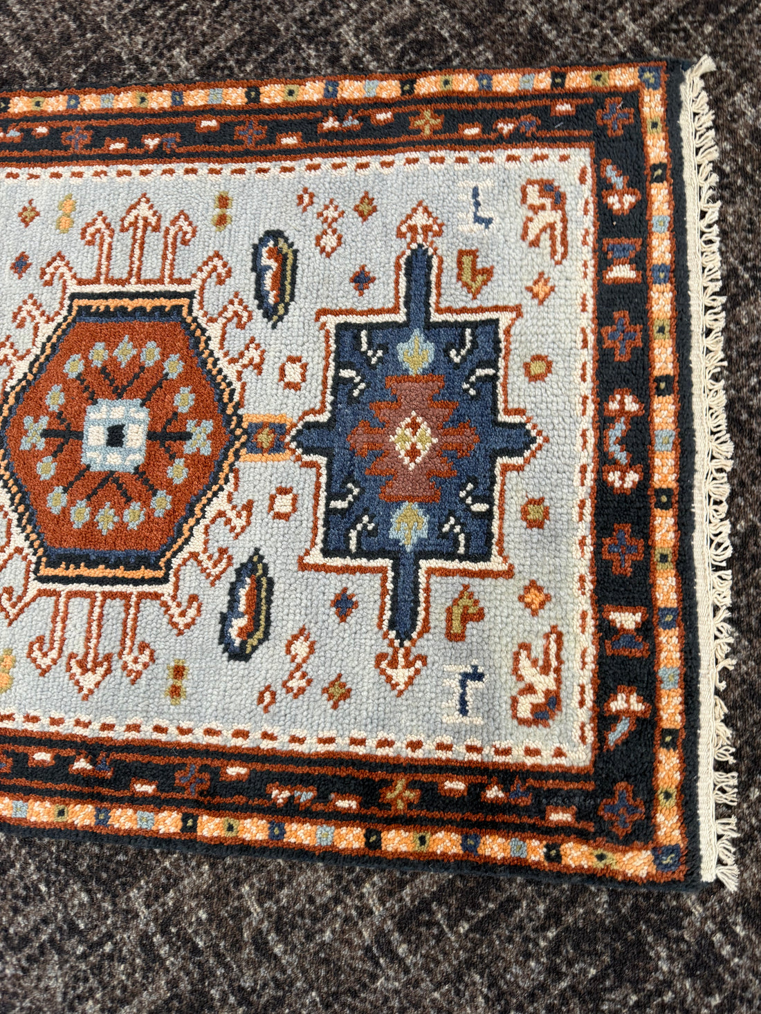 2.8' x 10' Ft. Contemporary Turkish Oushak Bohemian Hand Knotted Wool Runner – BR2587