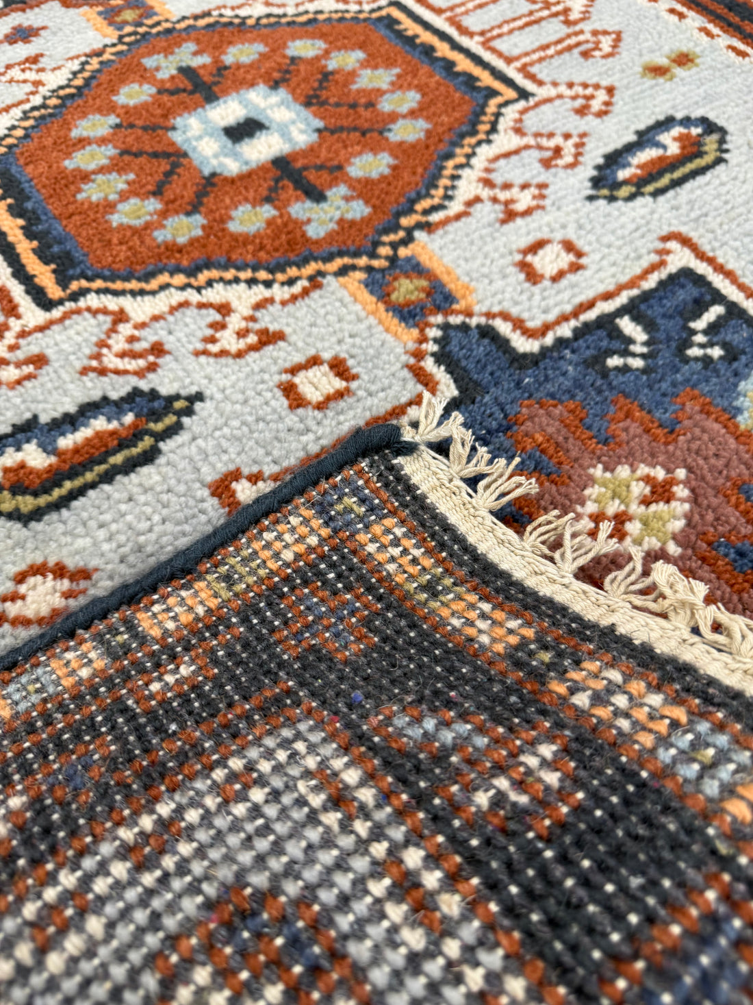 2.8' x 10' Ft. Contemporary Turkish Oushak Bohemian Hand Knotted Wool Runner – BR2587