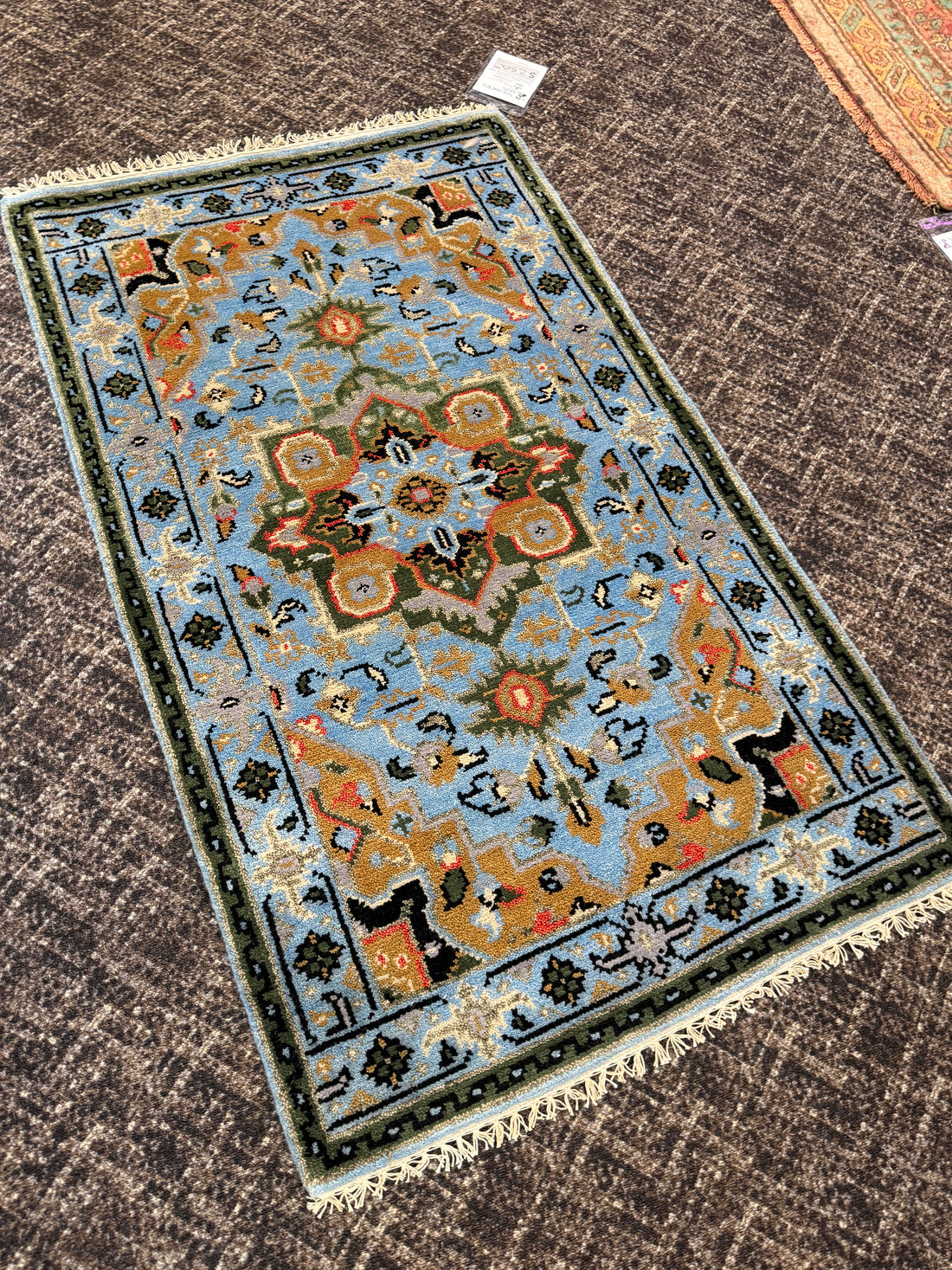 3' x 5' Ft. Contemporary Turkish Oushak Bohemian Hand Knotted Wool Area Rug – BR2603