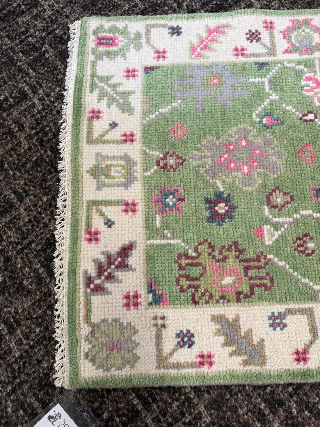 2.7’ x 6.2' Ft. Contemporary Turkish Oushak Bohemian Hand Knotted Wool Runner / Rug - BR2582
