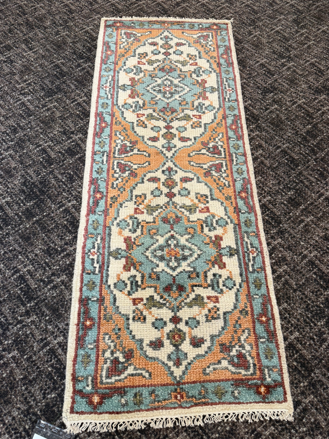 2’ x 6' Ft. Contemporary Turkish Oushak Bohemian Hand Knotted Wool Runner / Rug - BR2591