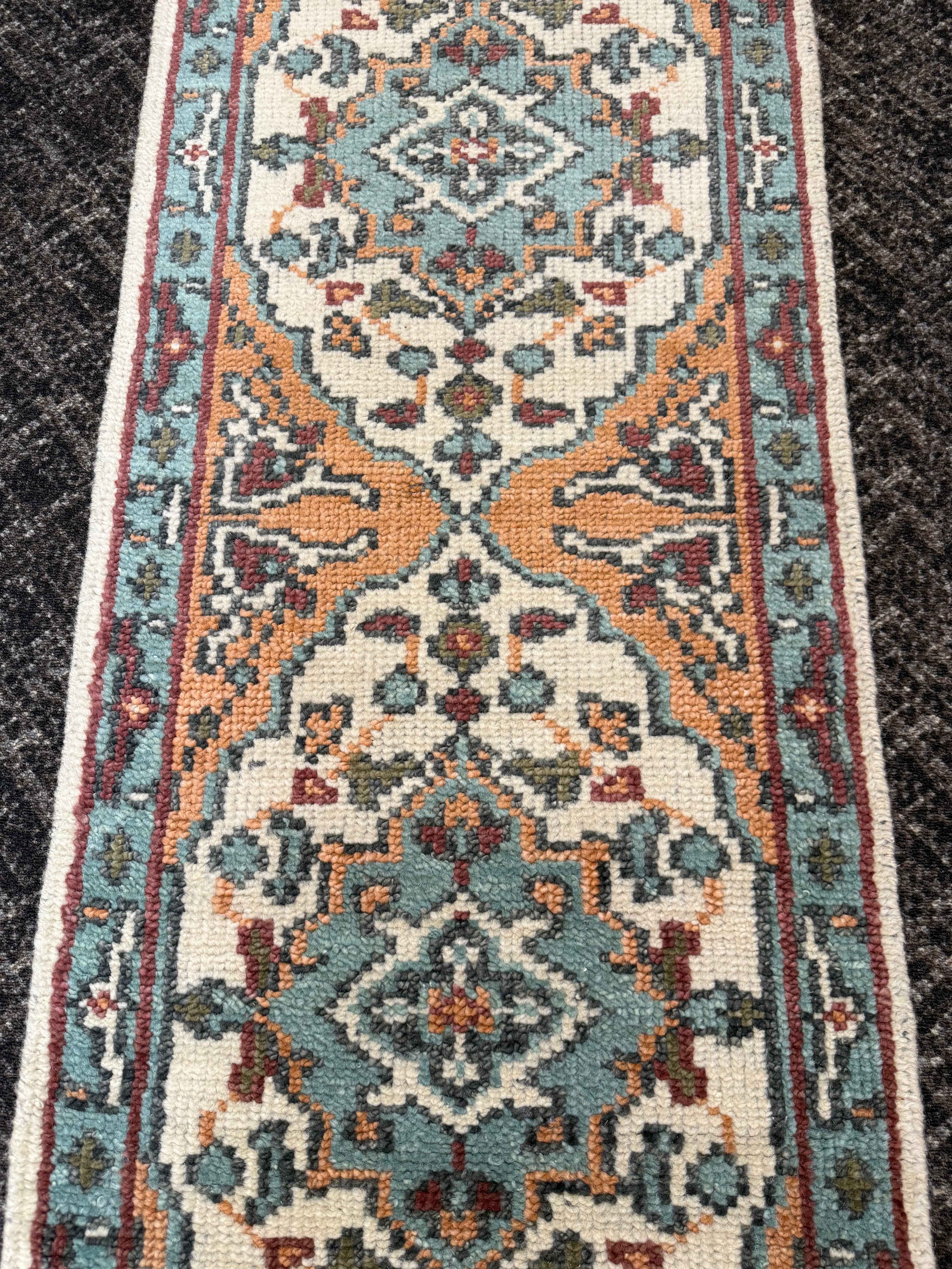 2’ x 6' Ft. Contemporary Turkish Oushak Bohemian Hand Knotted Wool Runner / Rug - BR2591