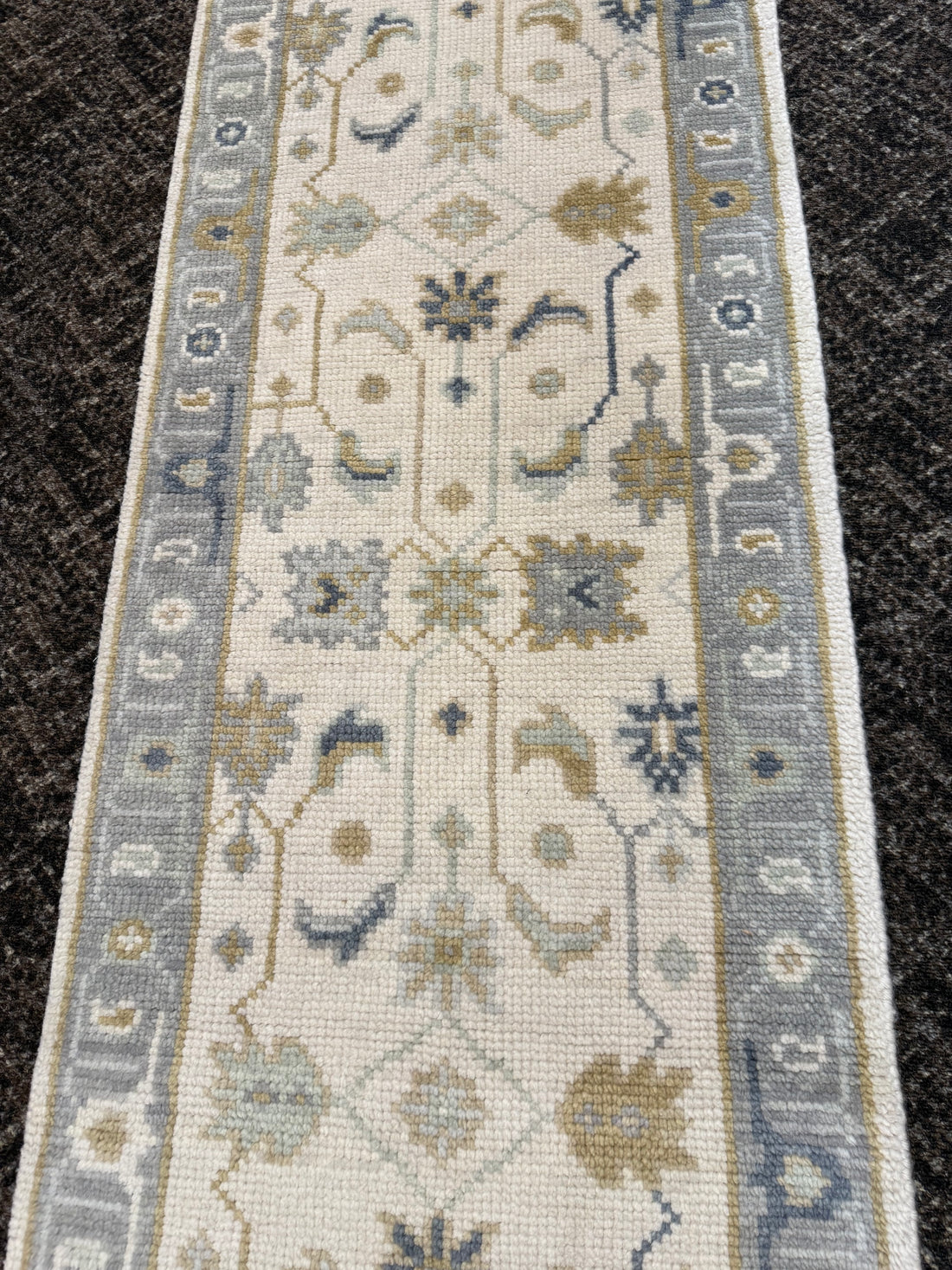 2.1’ x 8' Ft. Contemporary Turkish Oushak Bohemian Hand Knotted Wool Runner – BR2580