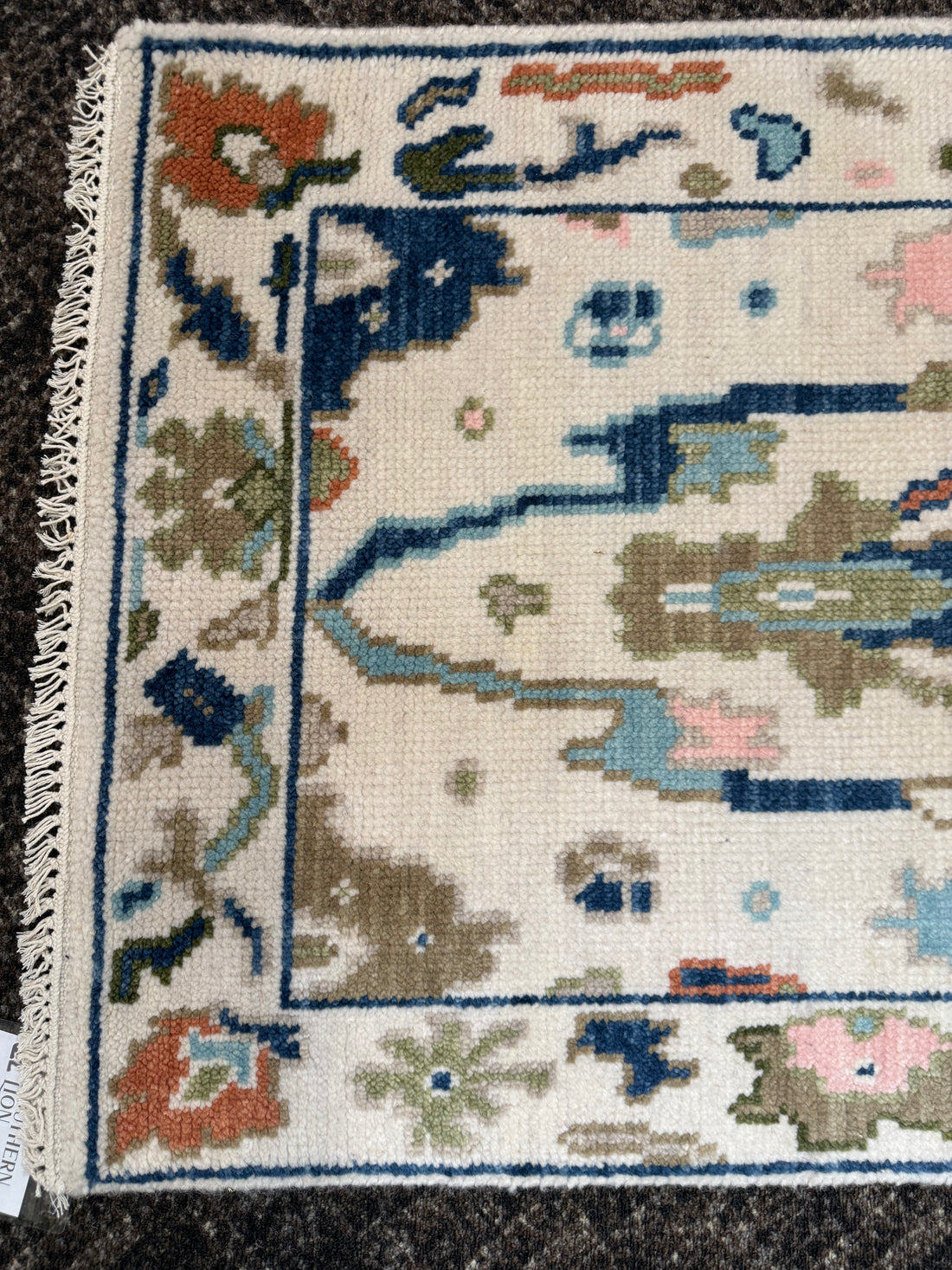 2 1//2’ x 6' Ft. Contemporary Turkish Oushak Bohemian Hand Knotted Wool Runner / Rug - BR2584