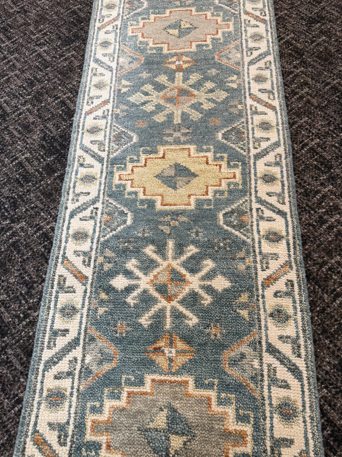 2 1/2’ x 8' Ft. Contemporary Turkish Oushak Bohemian Hand Knotted Wool Runner – BR2588