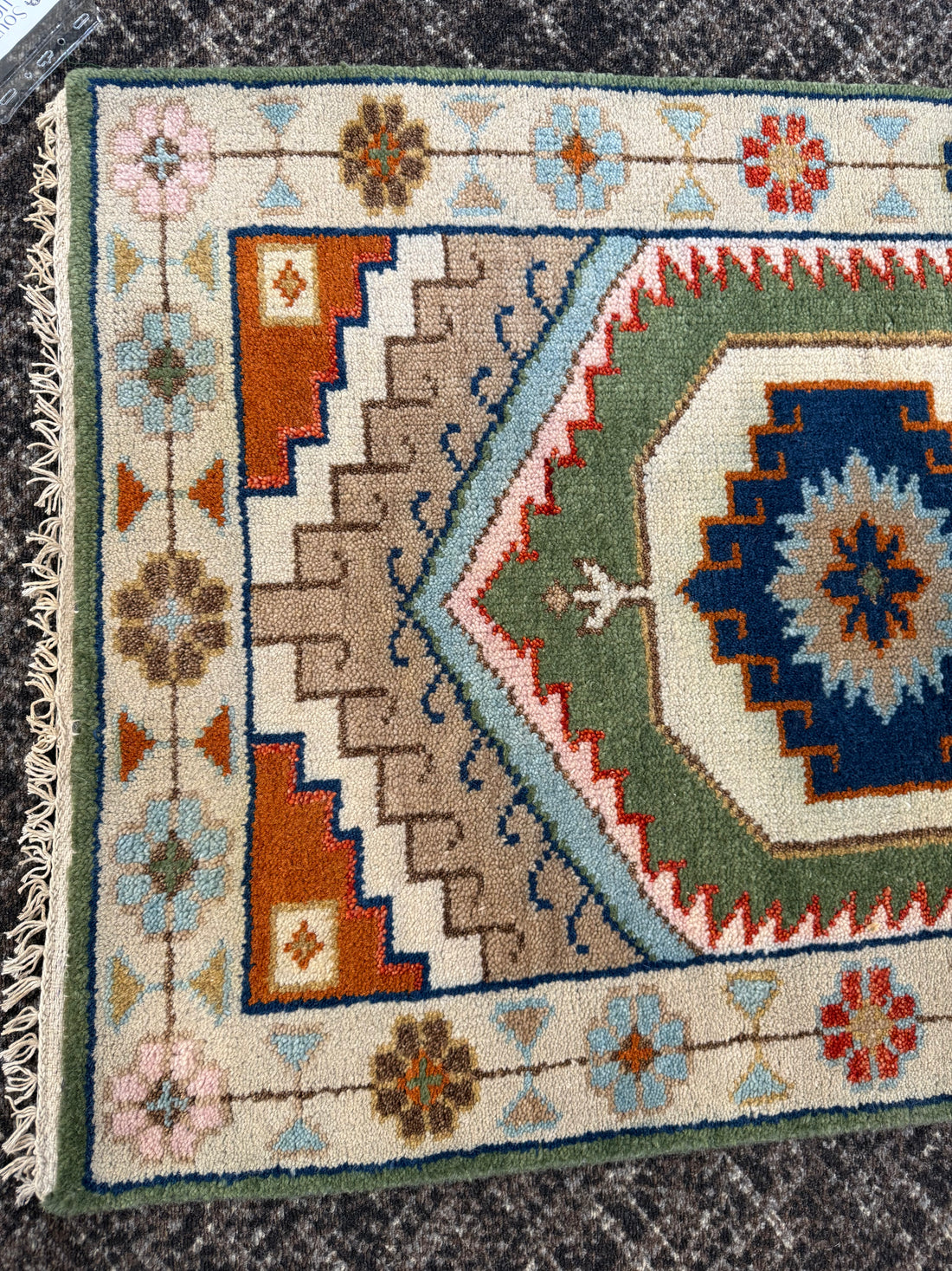 2.7’ x 8' Ft. Contemporary Turkish Oushak Bohemian Hand Knotted Wool Runner – BR2602