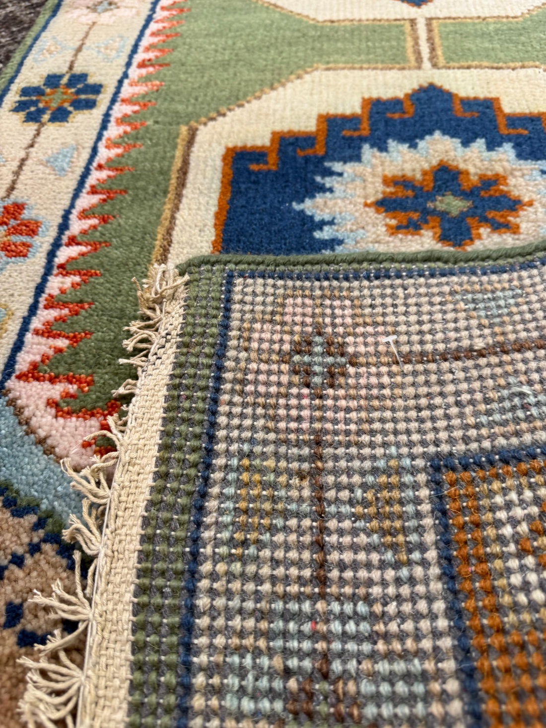 2.7’ x 8' Ft. Contemporary Turkish Oushak Bohemian Hand Knotted Wool Runner – BR2602