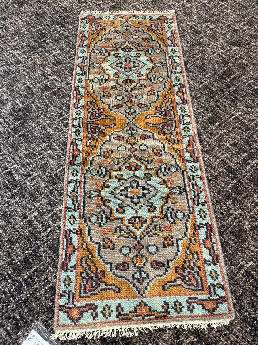 2’ x 6' Ft. Contemporary Turkish Oushak Bohemian Hand Knotted Wool Runner / Rug - BR2565