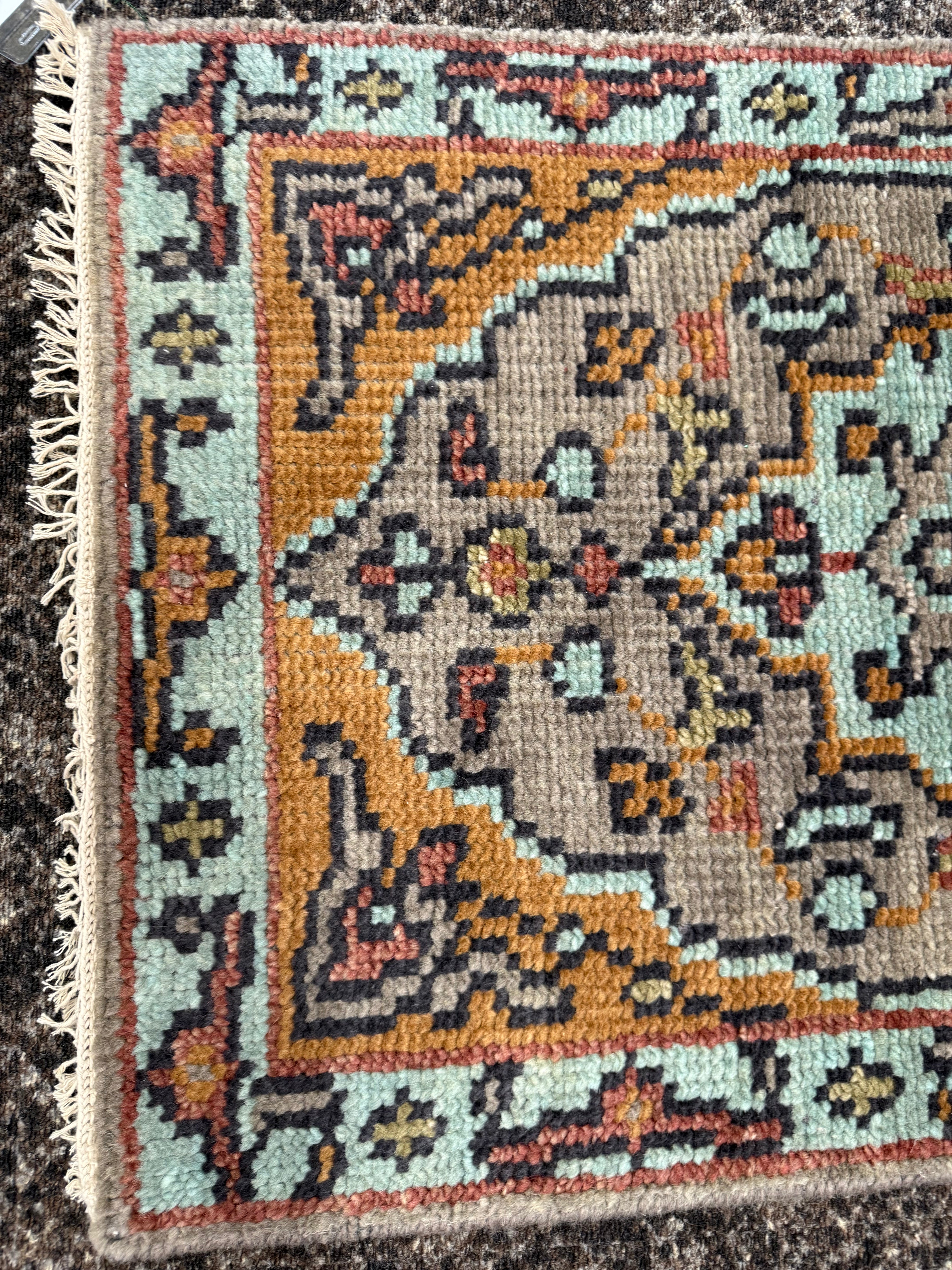 2’ x 6' Ft. Contemporary Turkish Oushak Bohemian Hand Knotted Wool Runner / Rug - BR2565