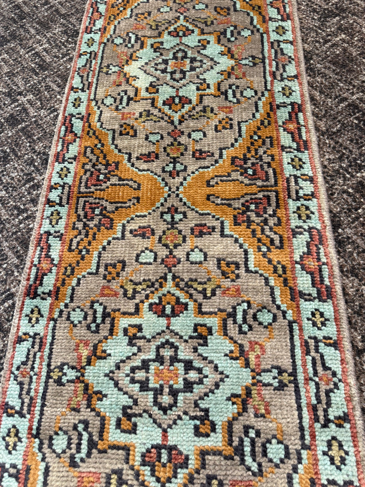 2’ x 6' Ft. Contemporary Turkish Oushak Bohemian Hand Knotted Wool Runner / Rug - BR2565