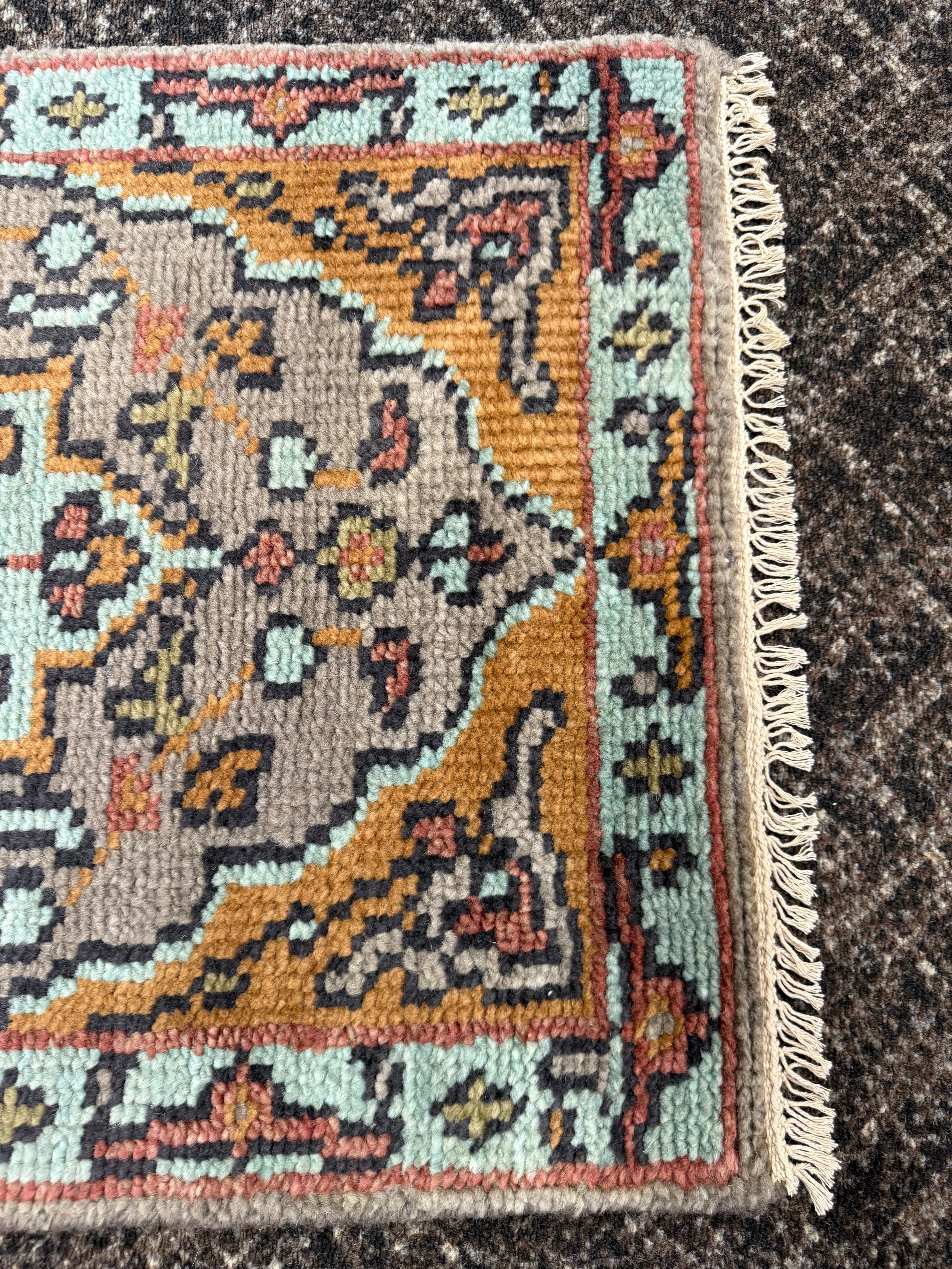 2’ x 6' Ft. Contemporary Turkish Oushak Bohemian Hand Knotted Wool Runner / Rug - BR2565