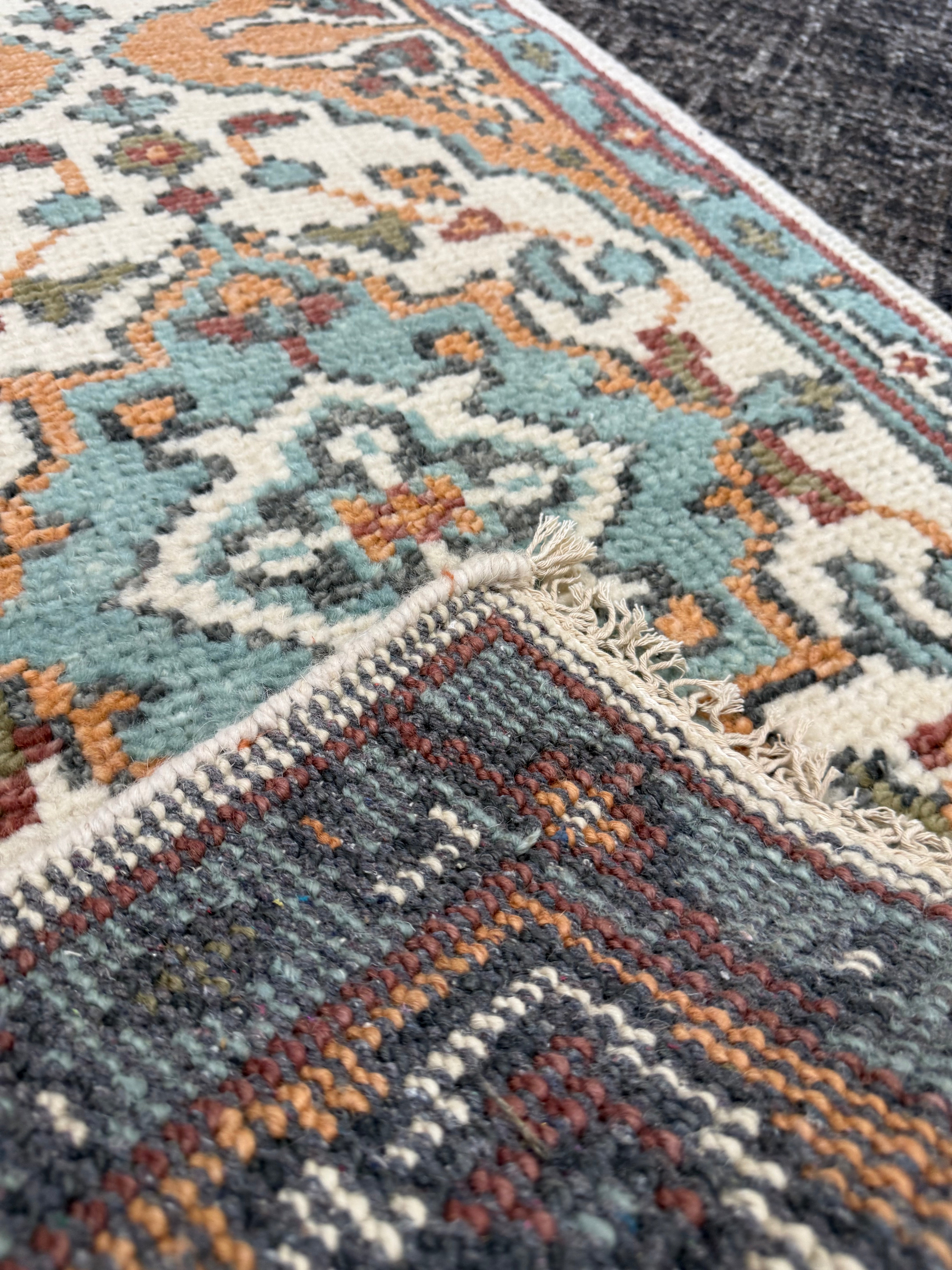 2’ x 6' Ft. Contemporary Turkish Oushak Bohemian Hand Knotted Wool Runner / Rug - BR2569