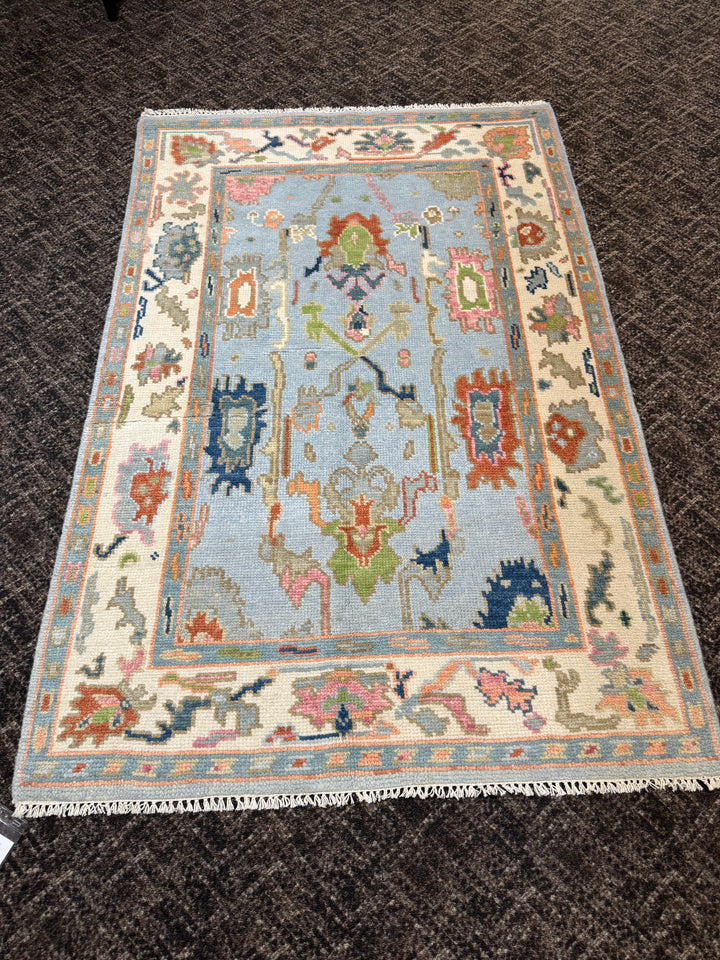 4' x 6' Ft. Contemporary Turkish Oushak Bohemian Hand Knotted Wool Area Rug – BR2595
