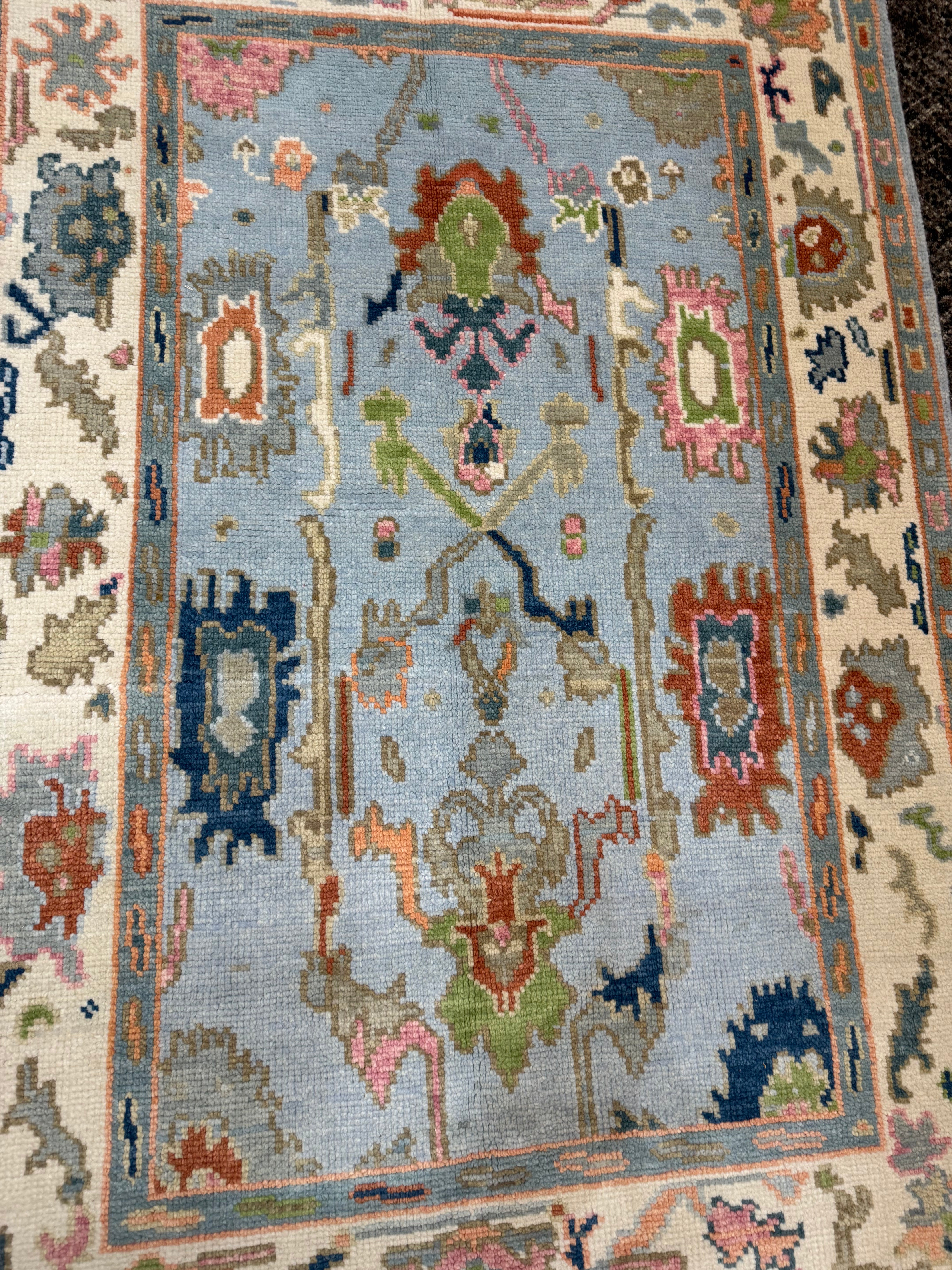 4' x 6' Ft. Contemporary Turkish Oushak Bohemian Hand Knotted Wool Area Rug – BR2595