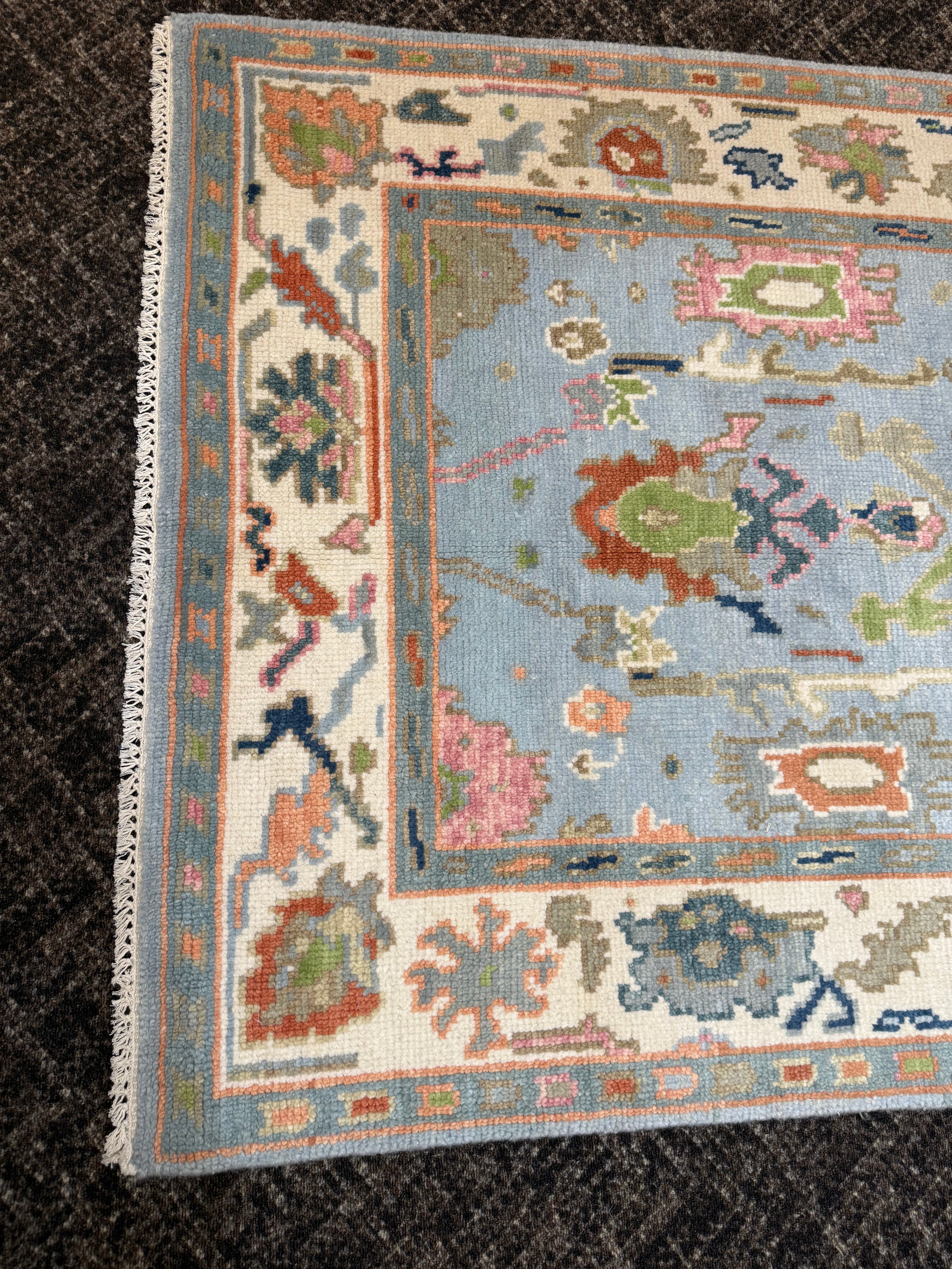 4' x 6' Ft. Contemporary Turkish Oushak Bohemian Hand Knotted Wool Area Rug – BR2595