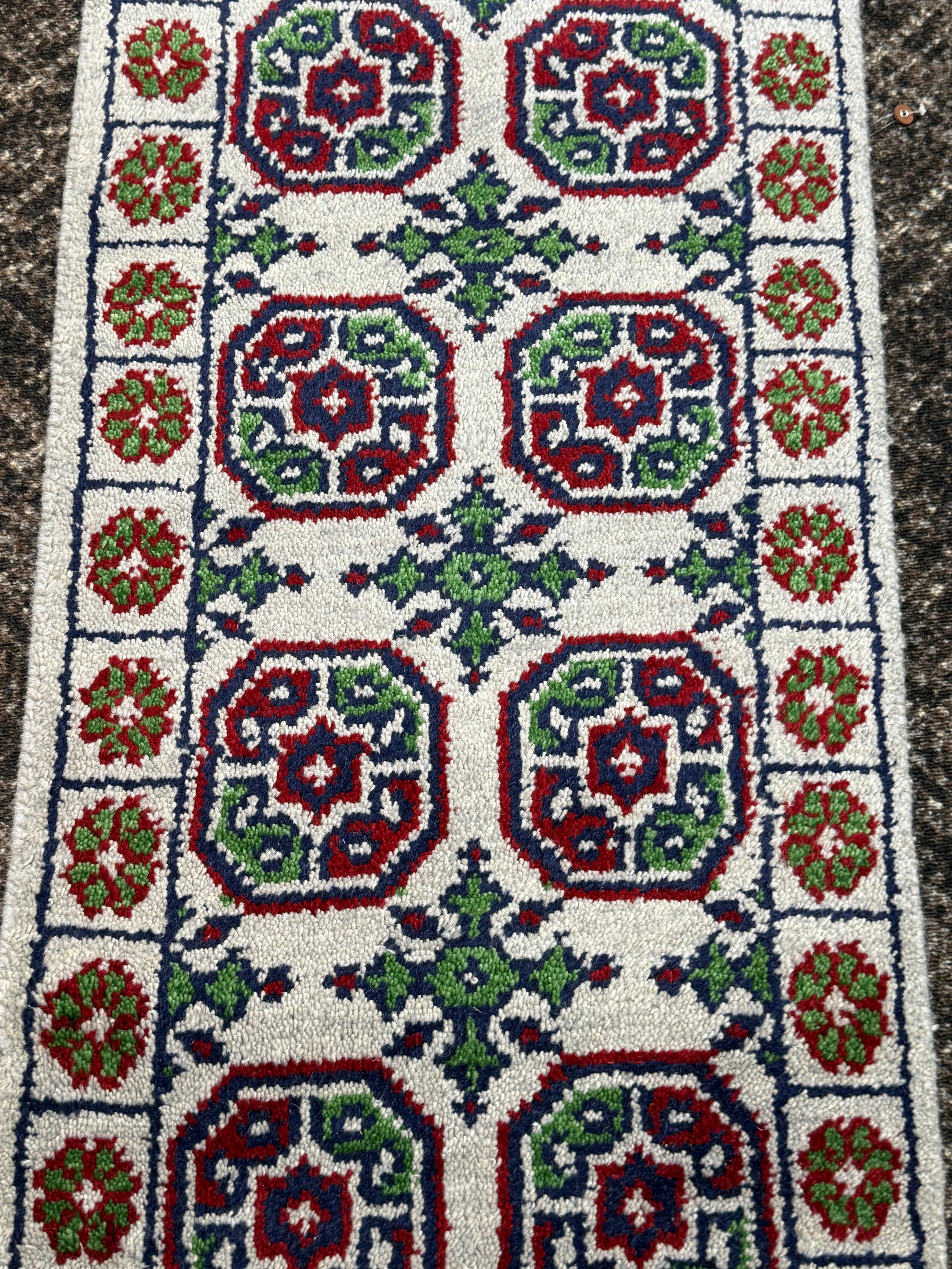 2’ x 6' Ft. Contemporary Turkish Oushak Bohemian Hand Knotted Wool Runner / Rug - BR2589