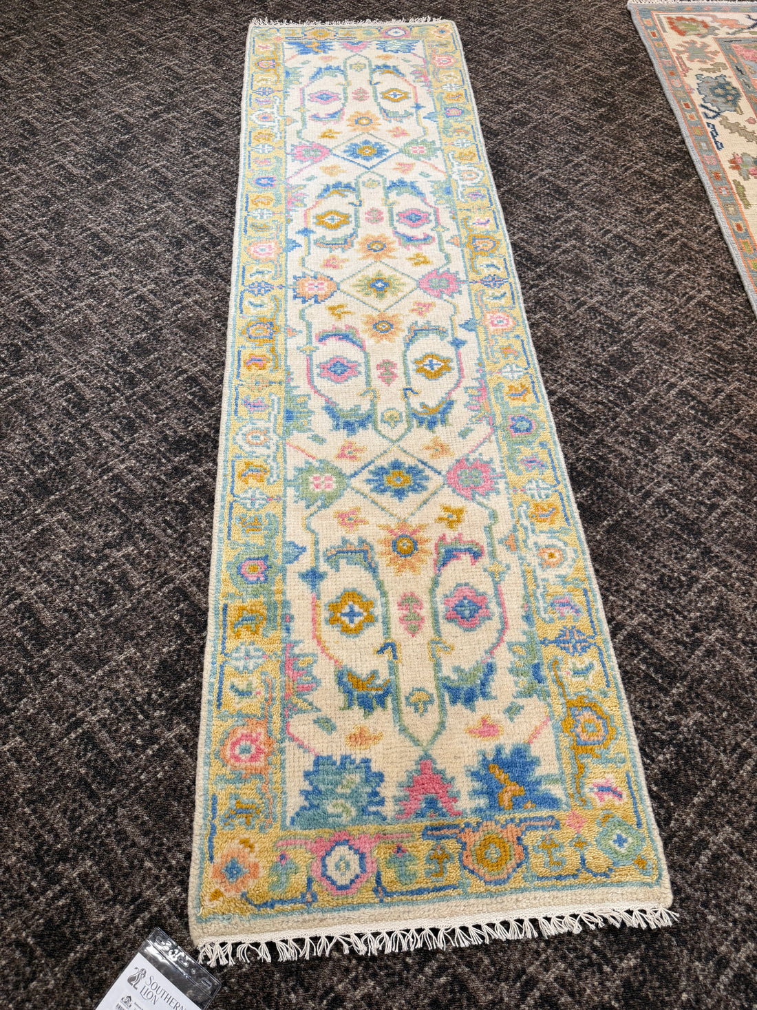 2’ x 8' Ft. Contemporary Turkish Oushak Bohemian Hand Knotted Wool Runner – BR2590