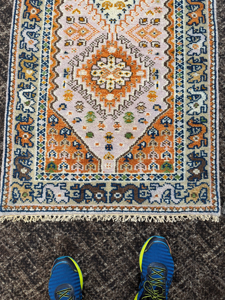 2.7’ x 8' Ft. Contemporary Turkish Oushak Bohemian Hand Knotted Wool Runner – BR2608