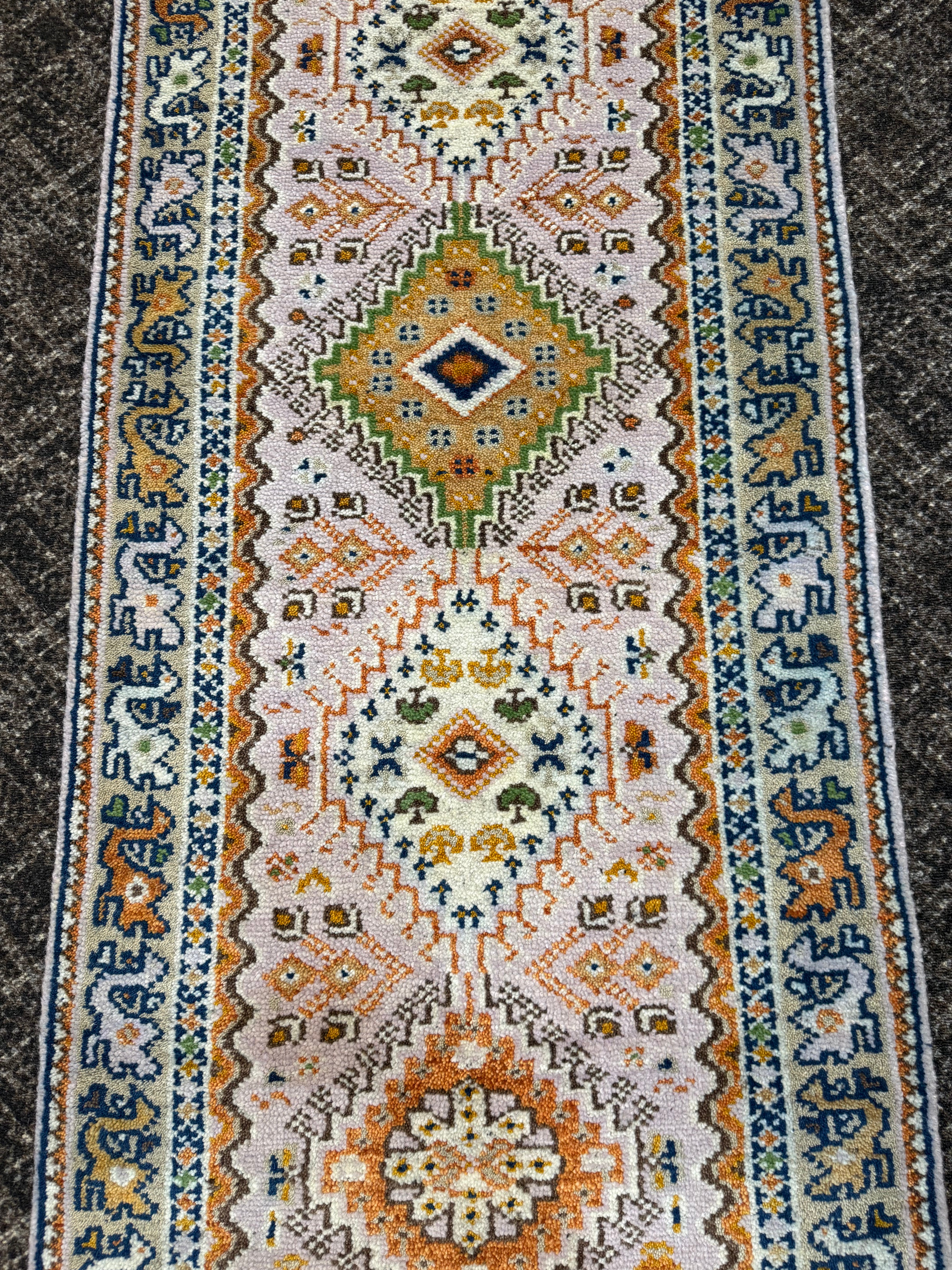 2.7’ x 8' Ft. Contemporary Turkish Oushak Bohemian Hand Knotted Wool Runner – BR2608