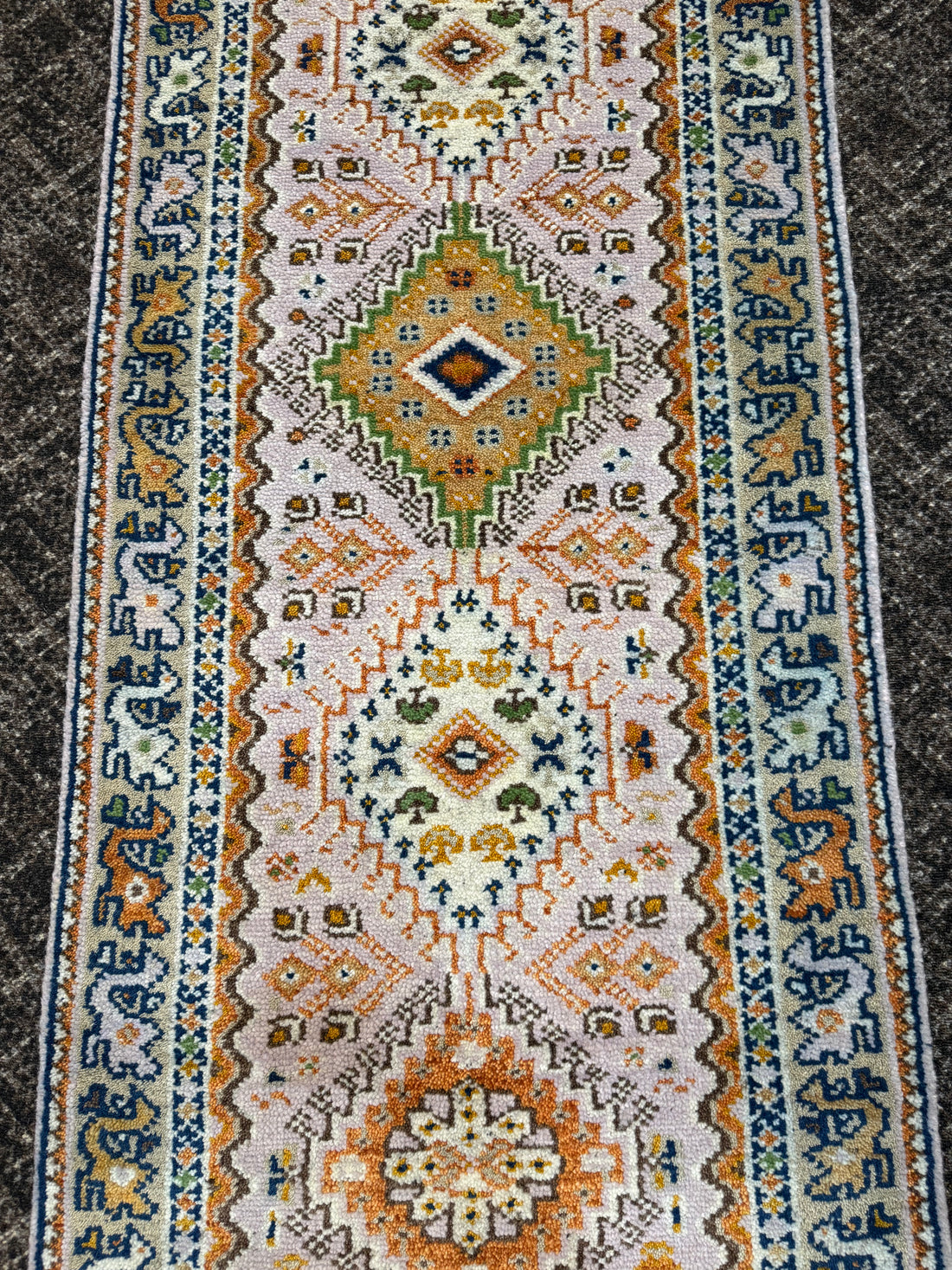 2.7’ x 8' Ft. Contemporary Turkish Oushak Bohemian Hand Knotted Wool Runner – BR2608