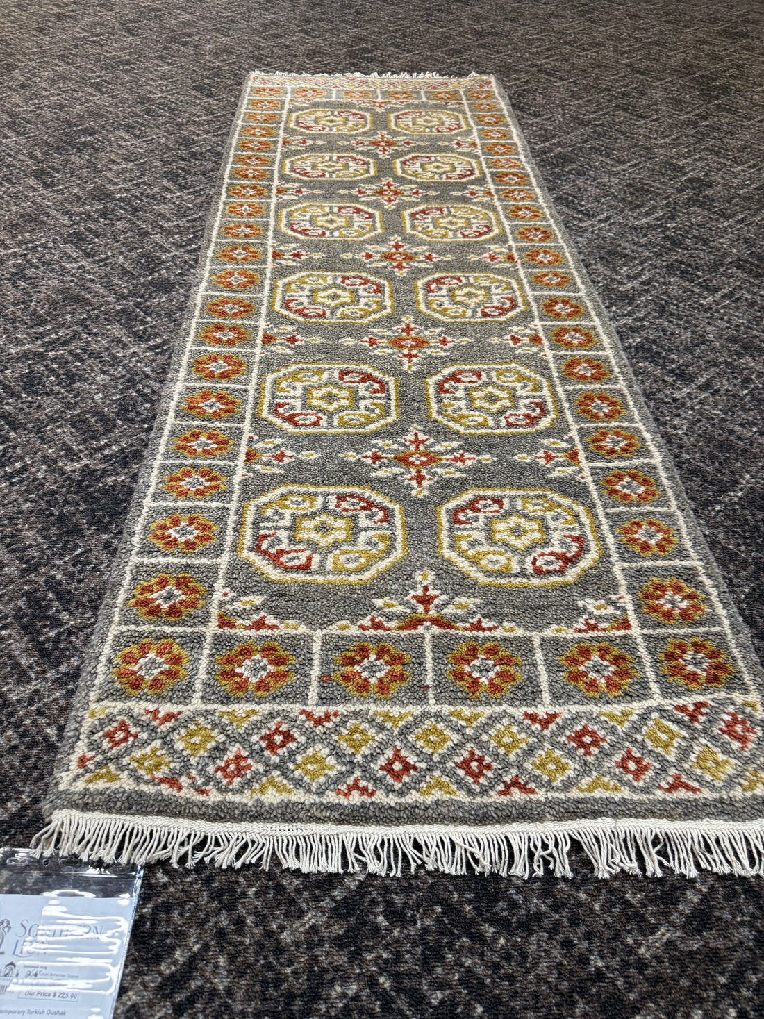 2’ x 6' Ft. Contemporary Turkish Oushak Bohemian Hand Knotted Wool Runner / Rug - BR2601