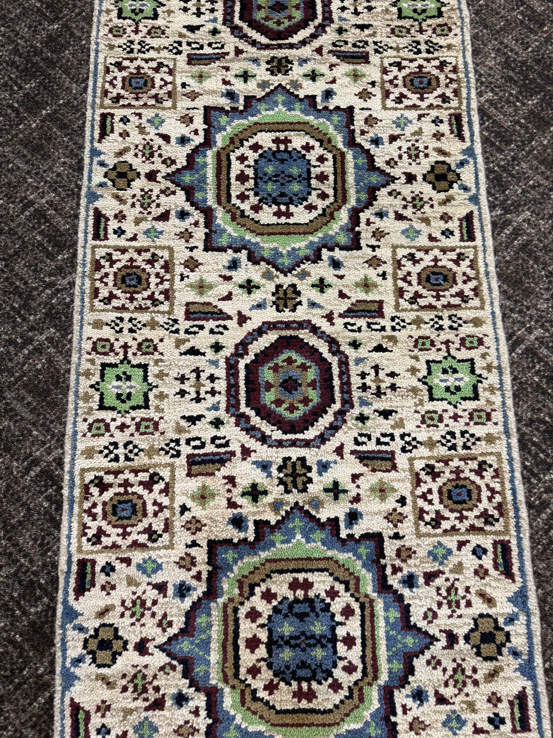 2.7’ x 8' Ft. Contemporary Turkish Oushak Bohemian Hand Knotted Wool Runner – BR2598