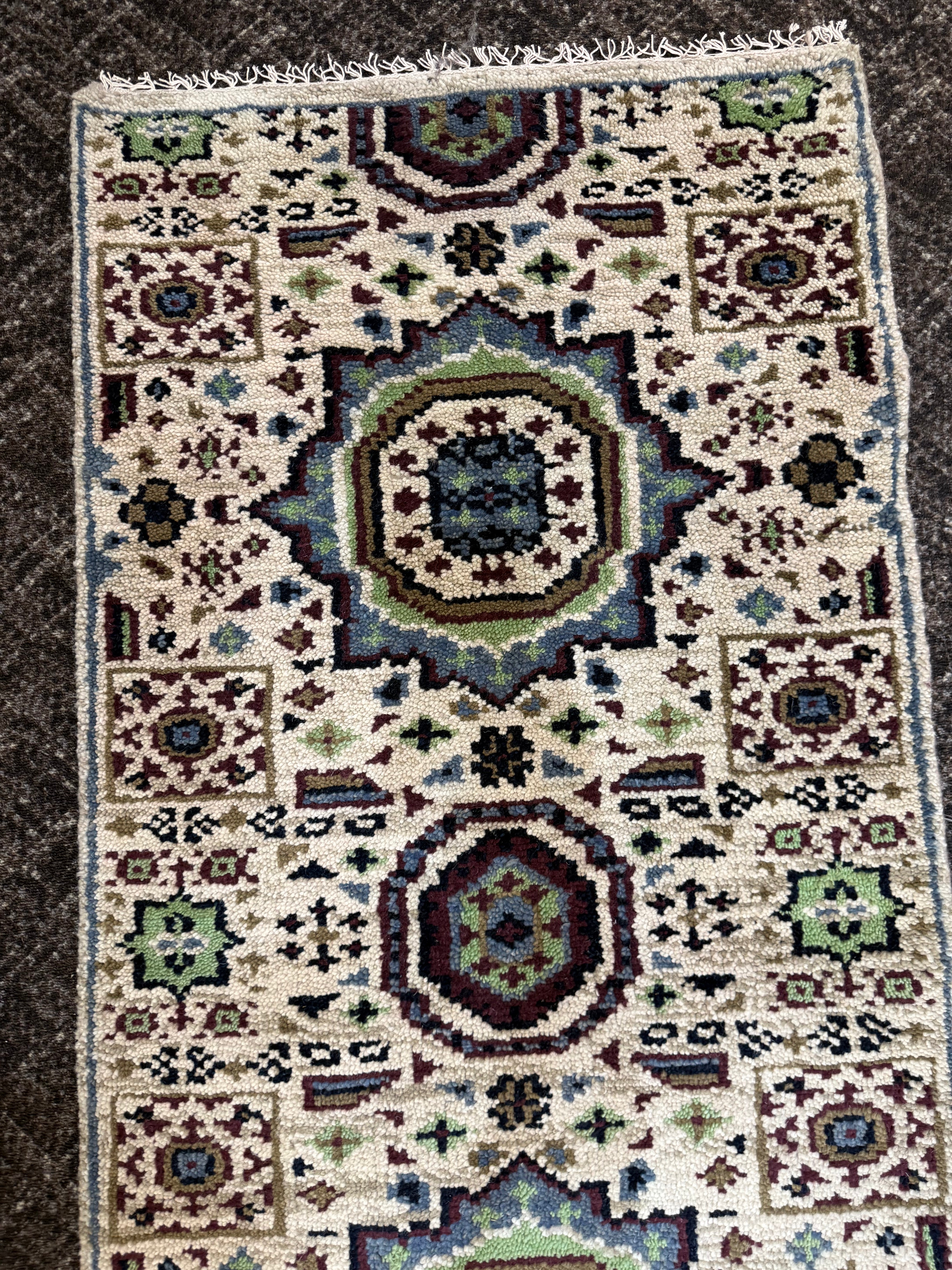 2.7’ x 8' Ft. Contemporary Turkish Oushak Bohemian Hand Knotted Wool Runner – BR2598