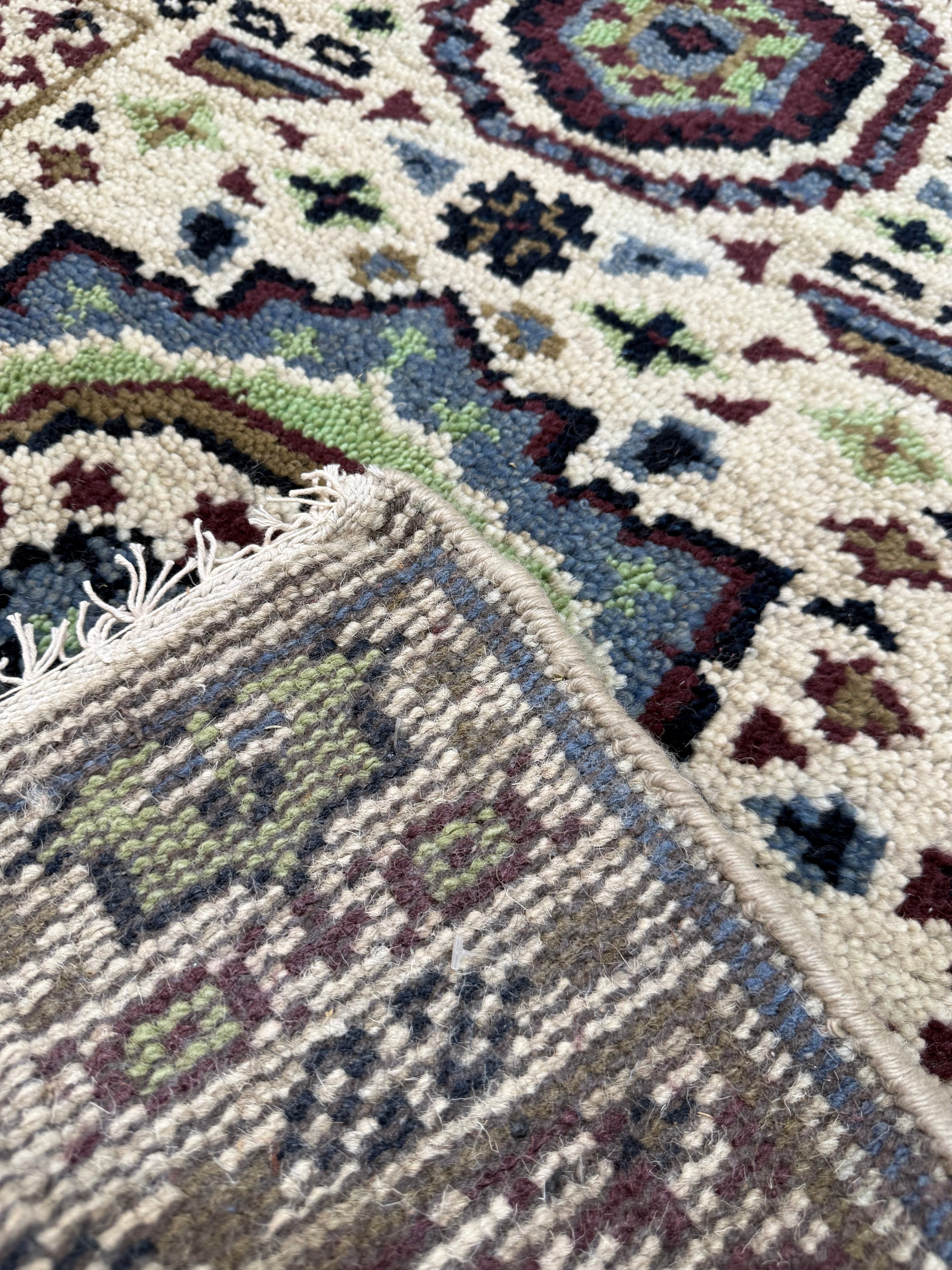 2.7’ x 8' Ft. Contemporary Turkish Oushak Bohemian Hand Knotted Wool Runner – BR2598
