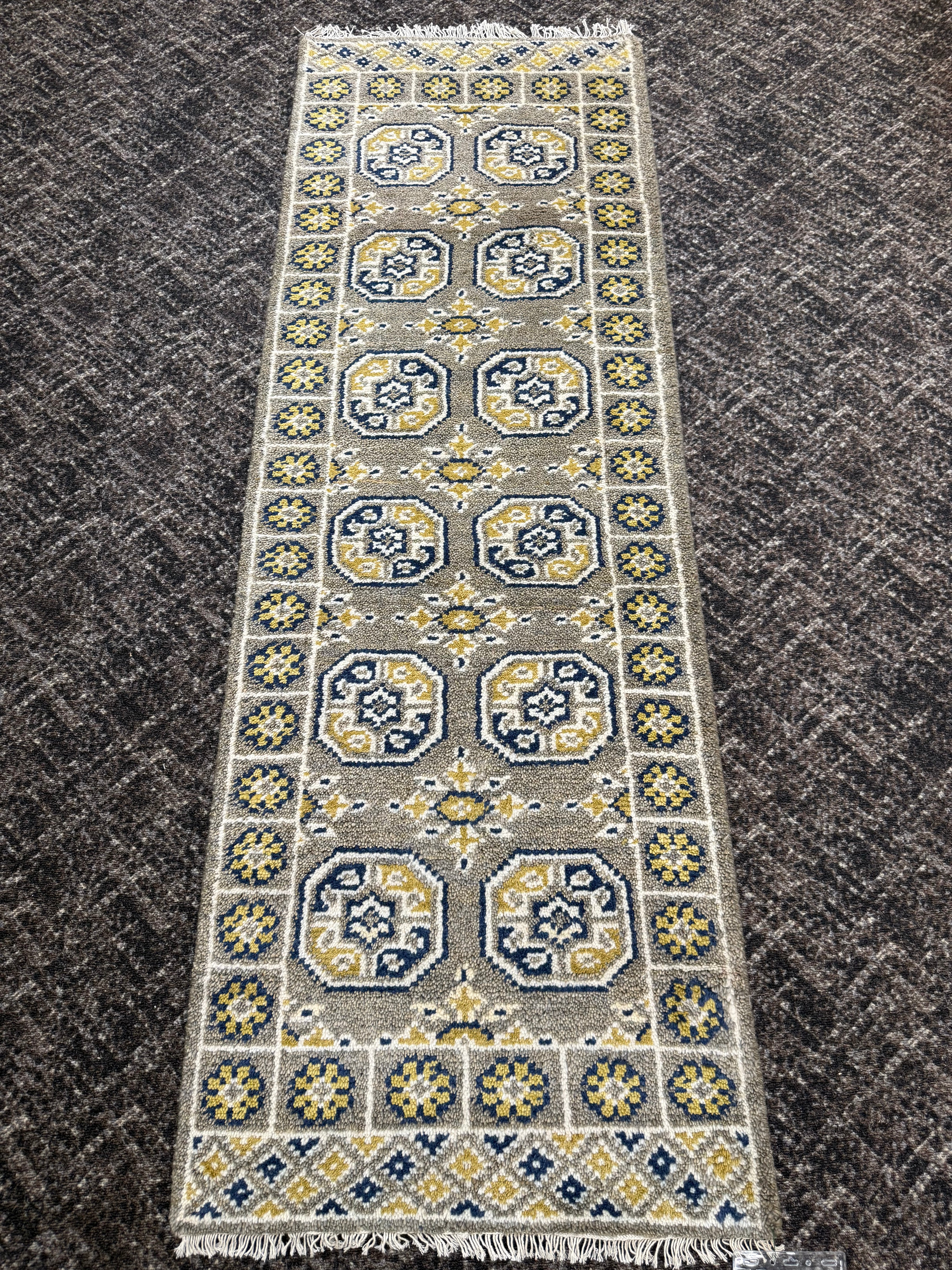 2’ x 6' Ft. Contemporary Turkish Oushak Bohemian Hand Knotted Wool Runner / Rug - BR2600