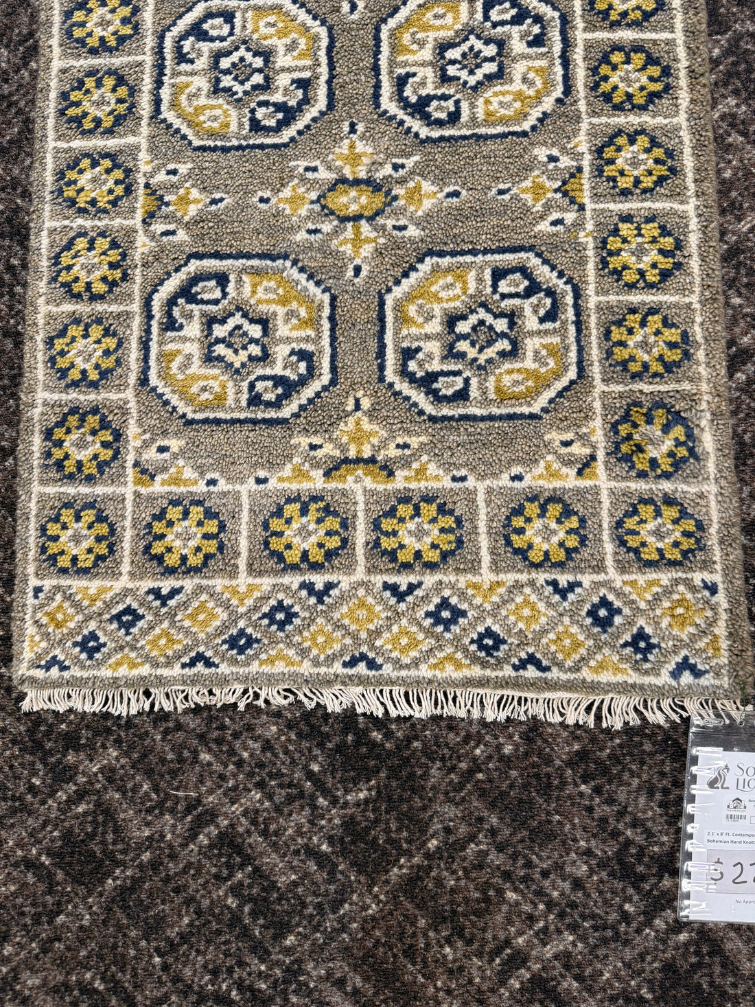 2’ x 6' Ft. Contemporary Turkish Oushak Bohemian Hand Knotted Wool Runner / Rug - BR2600