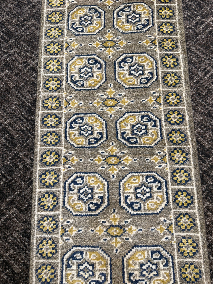 2’ x 6' Ft. Contemporary Turkish Oushak Bohemian Hand Knotted Wool Runner / Rug - BR2600