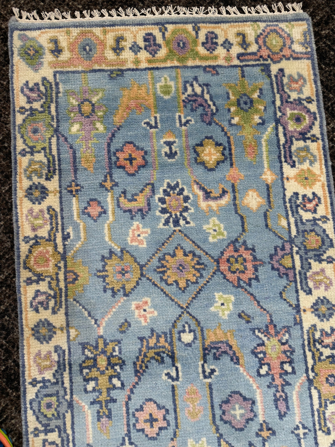 2.7’ x 8' Ft. Contemporary Turkish Oushak Bohemian Hand Knotted Wool Runner – BR2503