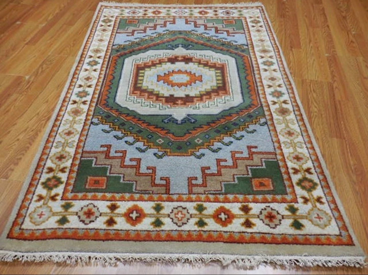 4' x 6' Ft. Contemporary Turkish Oushak Bohemian Hand Knotted Wool Area Rug – BR2622