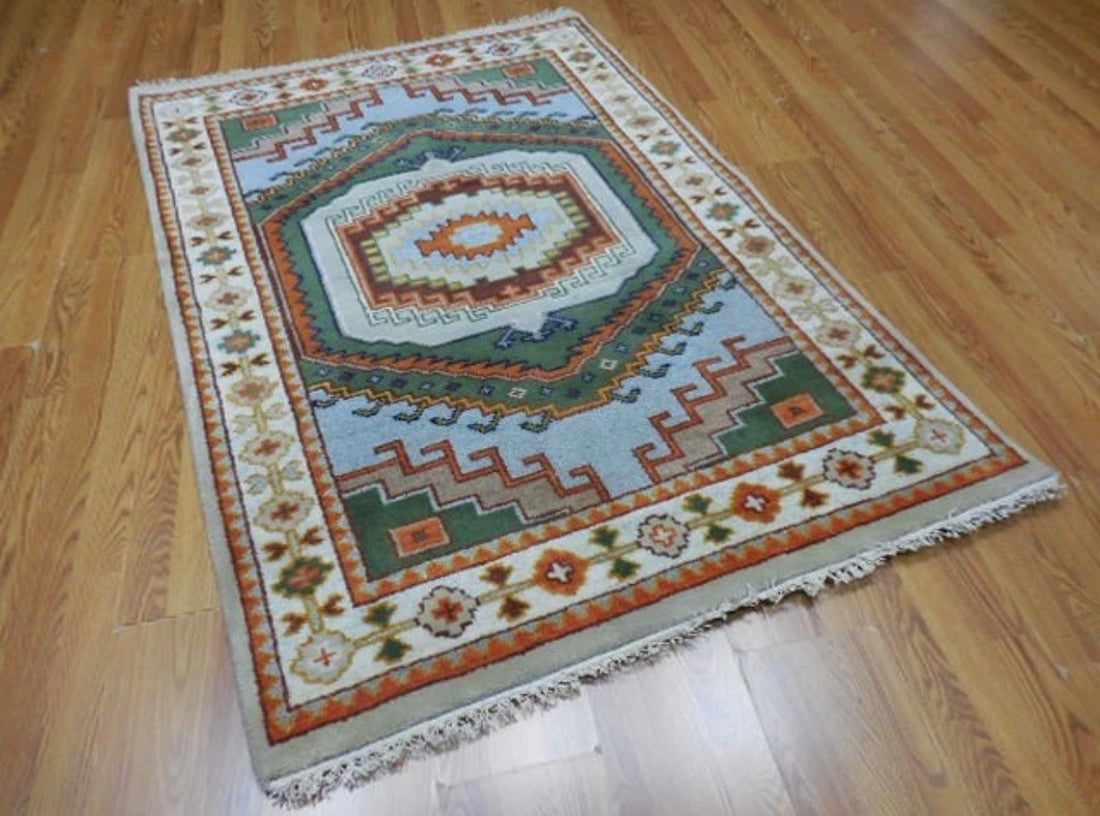 4' x 6' Ft. Contemporary Turkish Oushak Bohemian Hand Knotted Wool Area Rug – BR2622