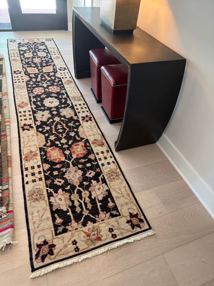 2 1/2' x 12' Authentic Nourmak Collection Hand Knotted Wool Runner - BR2680