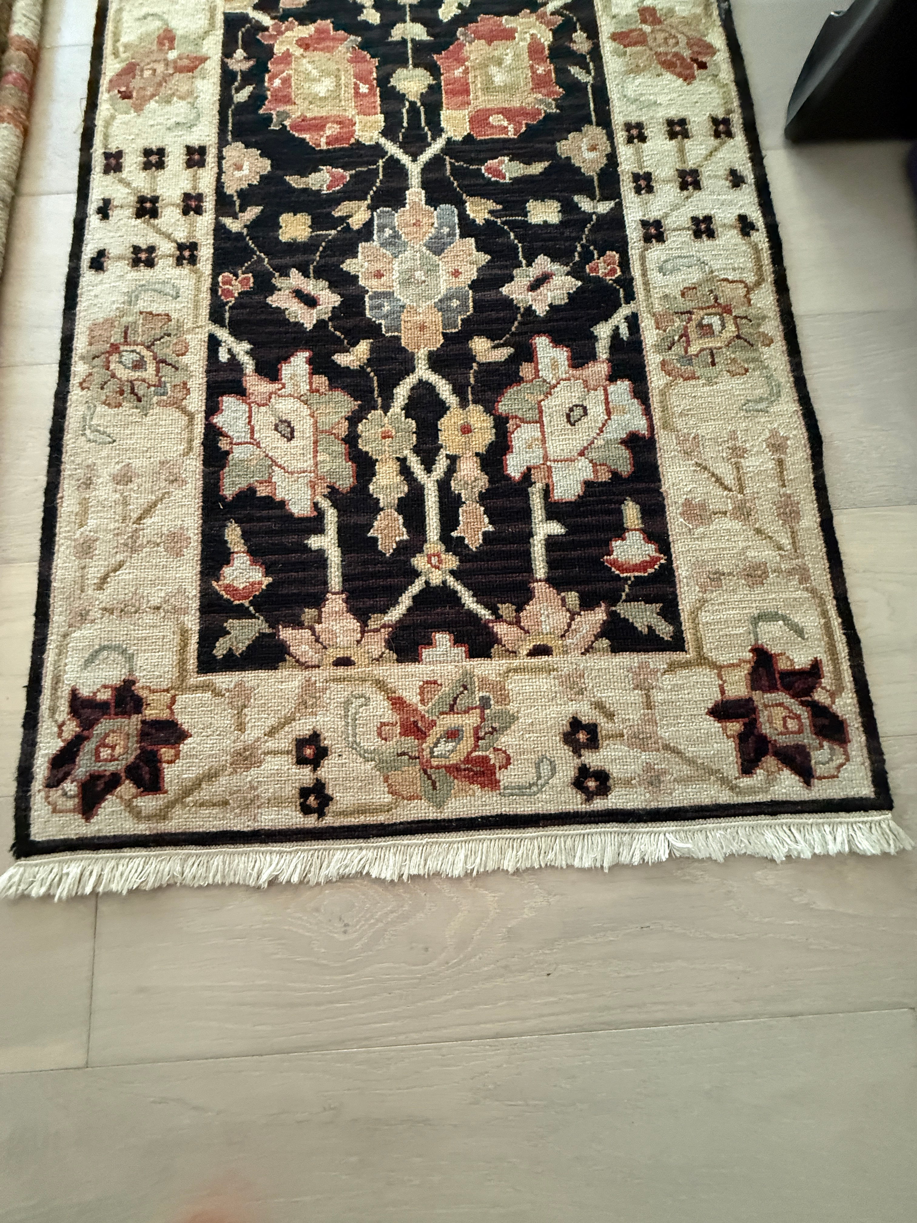 2 1/2' x 12' Authentic Nourmak Collection Hand Knotted Wool Runner - BR2680