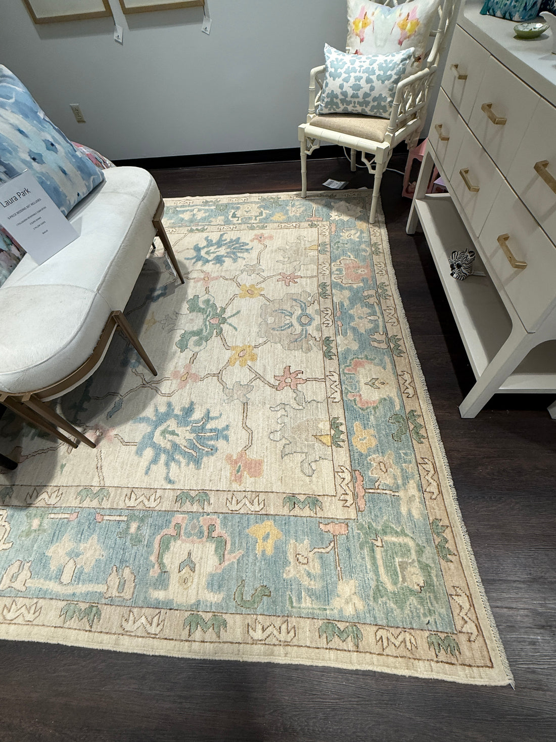 9’x11’ Ft. Turkish Bohemian Oushak Contemporary Hand Knotted Wool Area Rug - BR2520