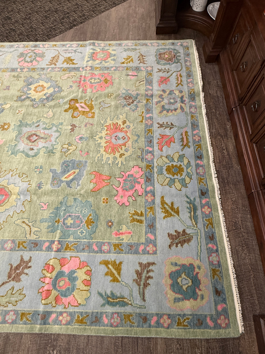 9’ x 12’ Ft. Stunning Turkish Bohemian Oushak Contemporary Hand Knotted Wool Area Rug - BR3045