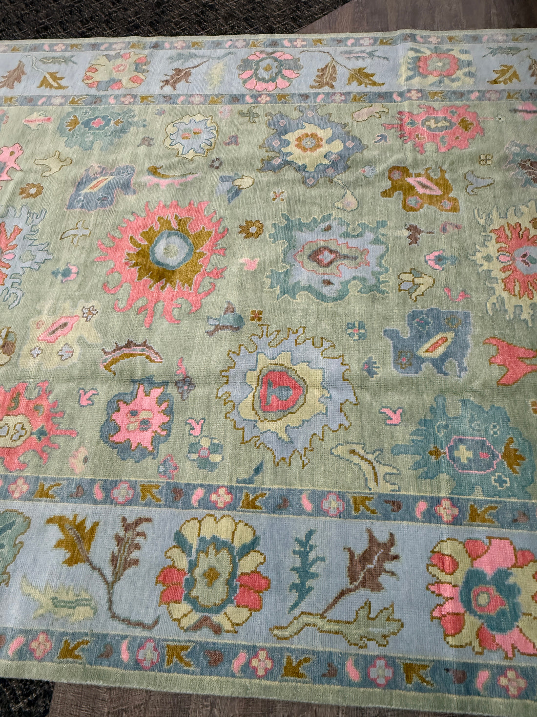 9’ x 12’ Ft. Stunning Turkish Bohemian Oushak Contemporary Hand Knotted Wool Area Rug - BR3045