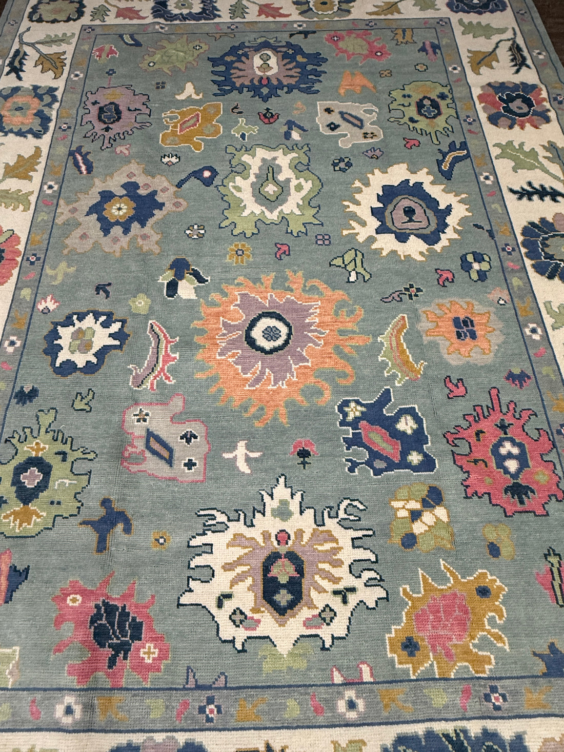 9’ x 12’ Ft. Stunning Turkish Bohemian Oushak Contemporary Hand Knotted Wool Area Rug - BR3043