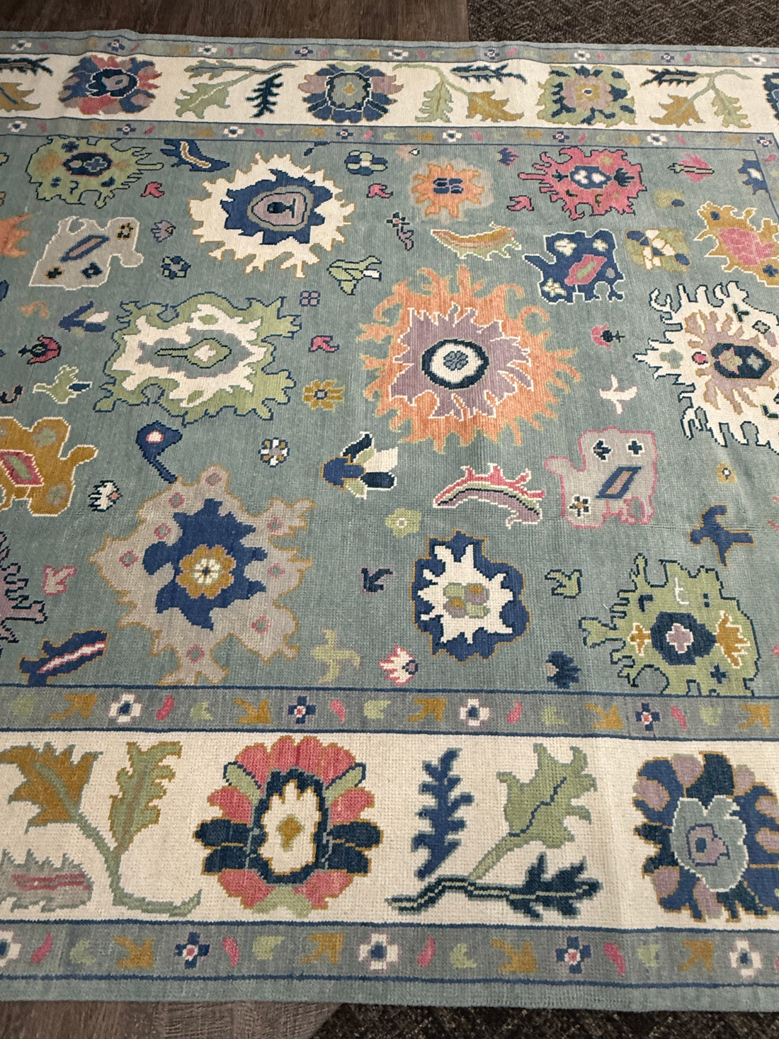 9’ x 12’ Ft. Stunning Turkish Bohemian Oushak Contemporary Hand Knotted Wool Area Rug - BR3043