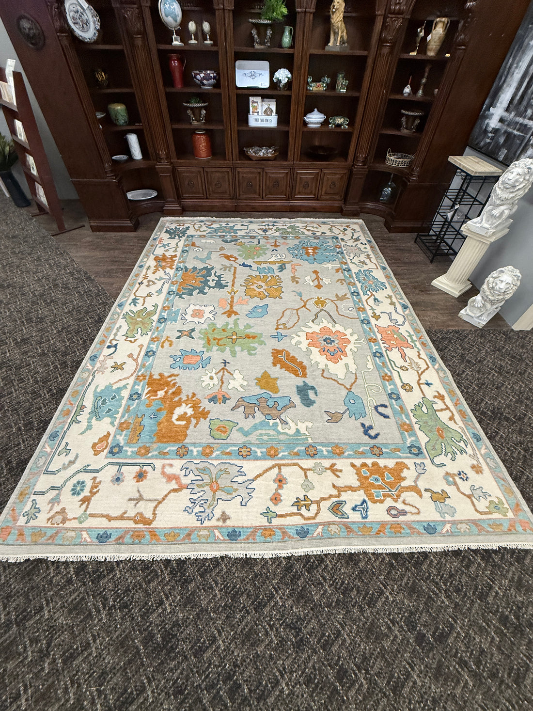 9’ x 12’ Ft. Stunning Turkish Bohemian Oushak Contemporary Hand Knotted Wool Area Rug - BR3044