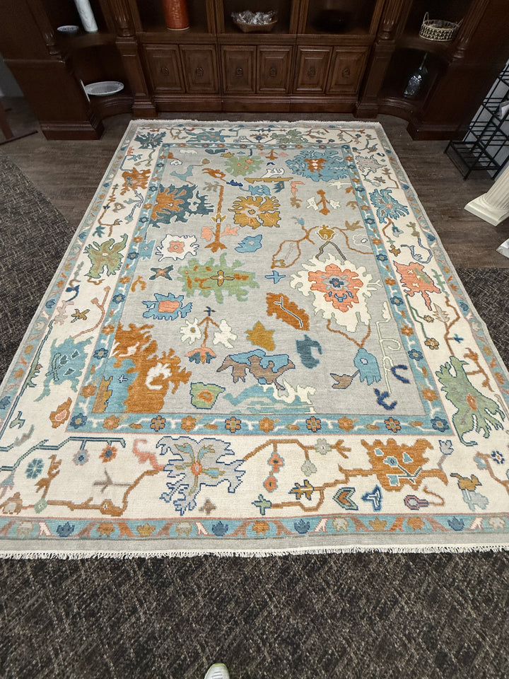 9’ x 12’ Ft. Stunning Turkish Bohemian Oushak Contemporary Hand Knotted Wool Area Rug - BR3044