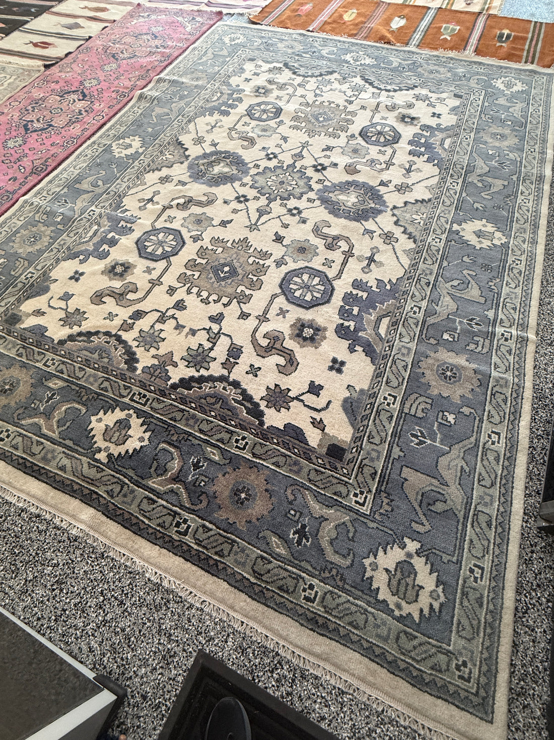 9’ x 12’ Ft. Stunning Turkish Bohemian Oushak Contemporary Hand Knotted Wool Area Rug - BR3057
