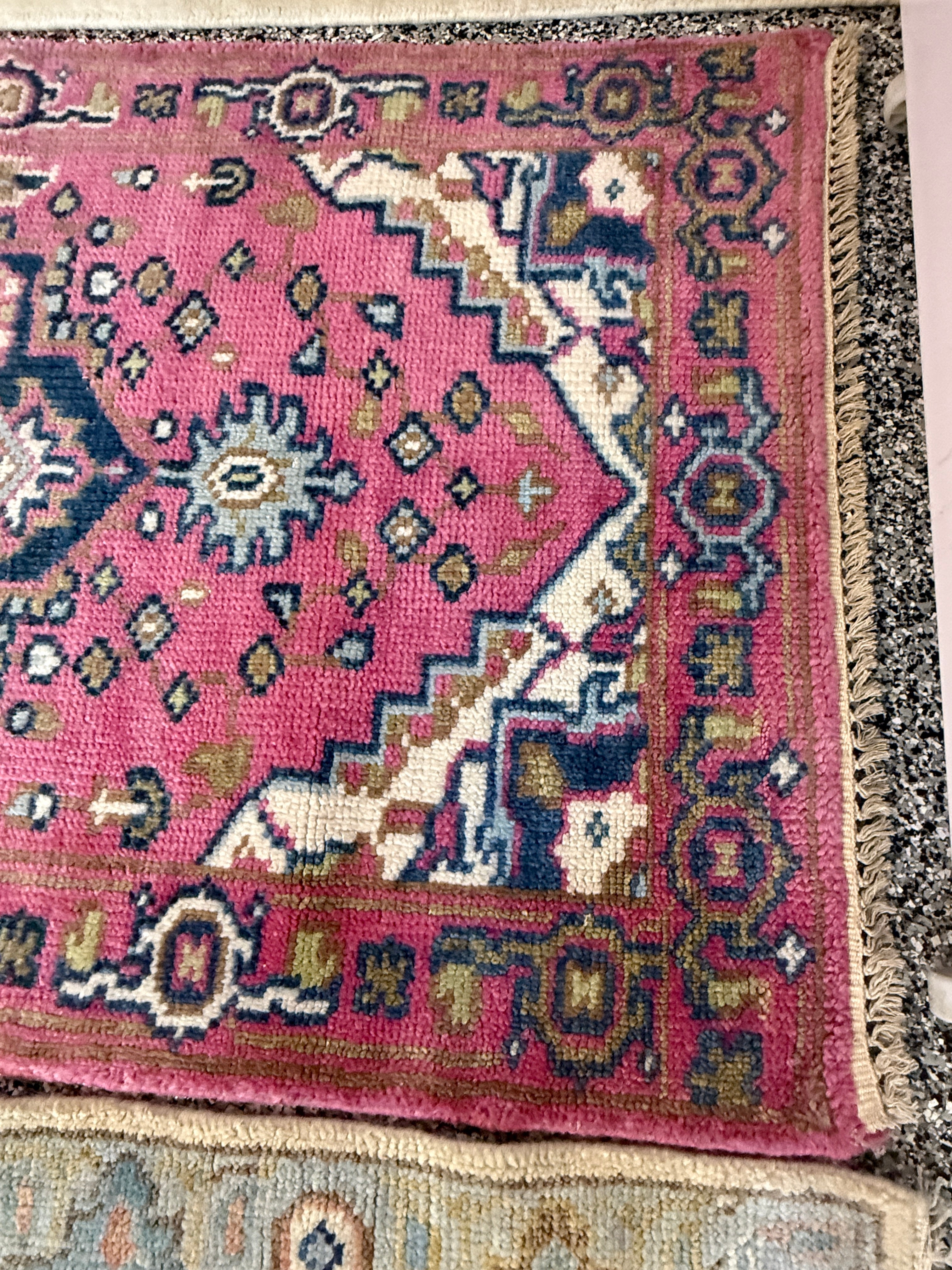 3' x 12' Ft. Stunning Contemporary Geometrical Turkish Oushak Bohemian Hand Knotted Wool Runner – BR3059
