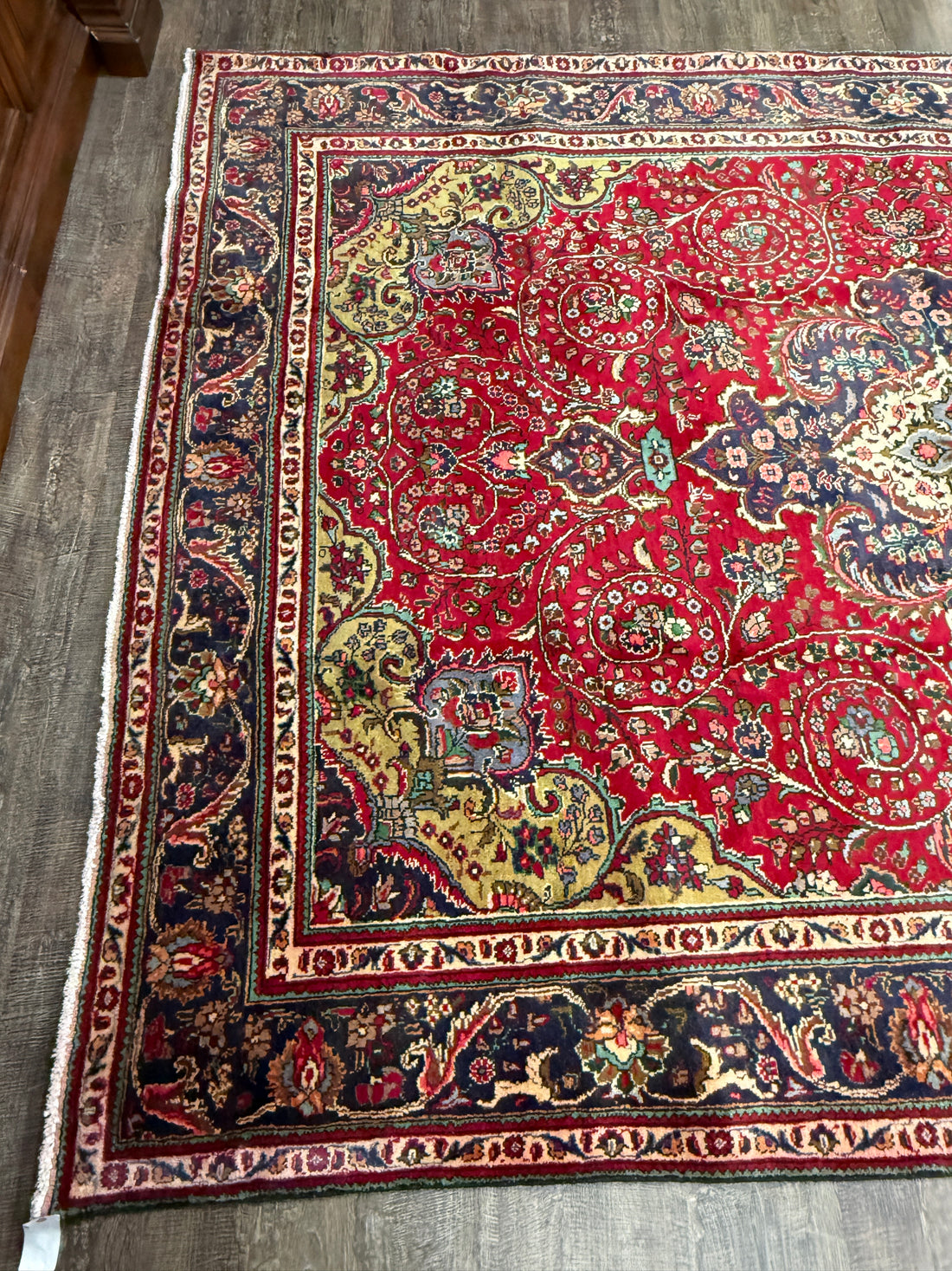 9'X12' Ft. Authentic Persian Vintage Fine Hand Knotted Tree of Life Medallion Area Rug BR317