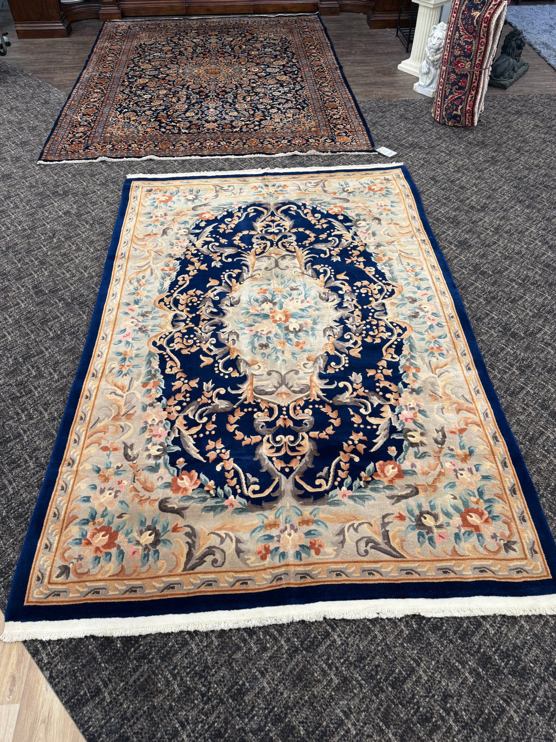 10’x 7’ Ft. Authentic Vintage Chinese / Sino Hand Knotted Fine Wool Rug - BR2503