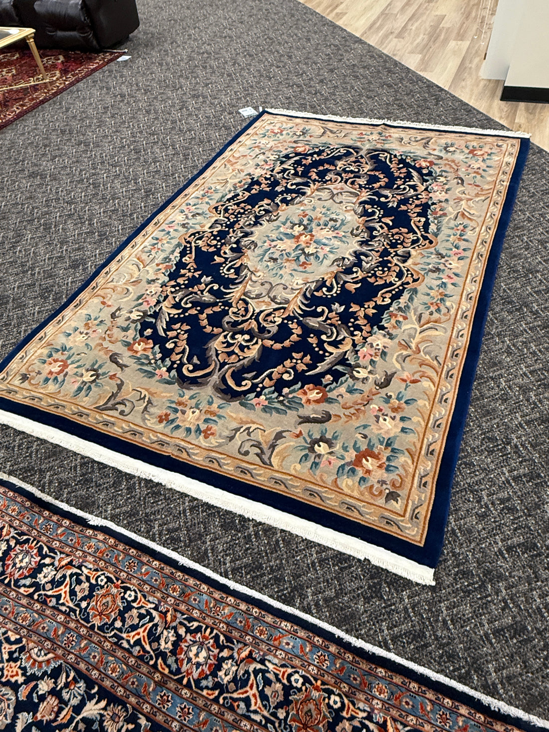 10’x 7’ Ft. Authentic Vintage Chinese / Sino Hand Knotted Fine Wool Rug - BR2503
